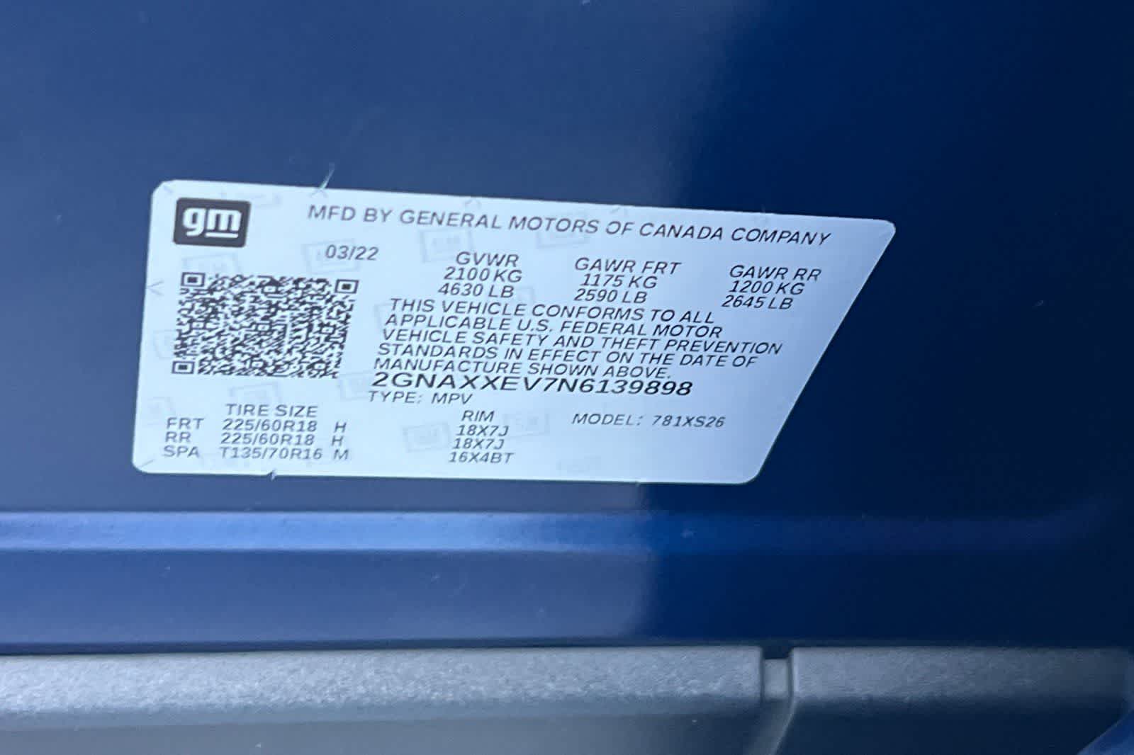 Thumbnail: 2022 Chevrolet Equinox - 37