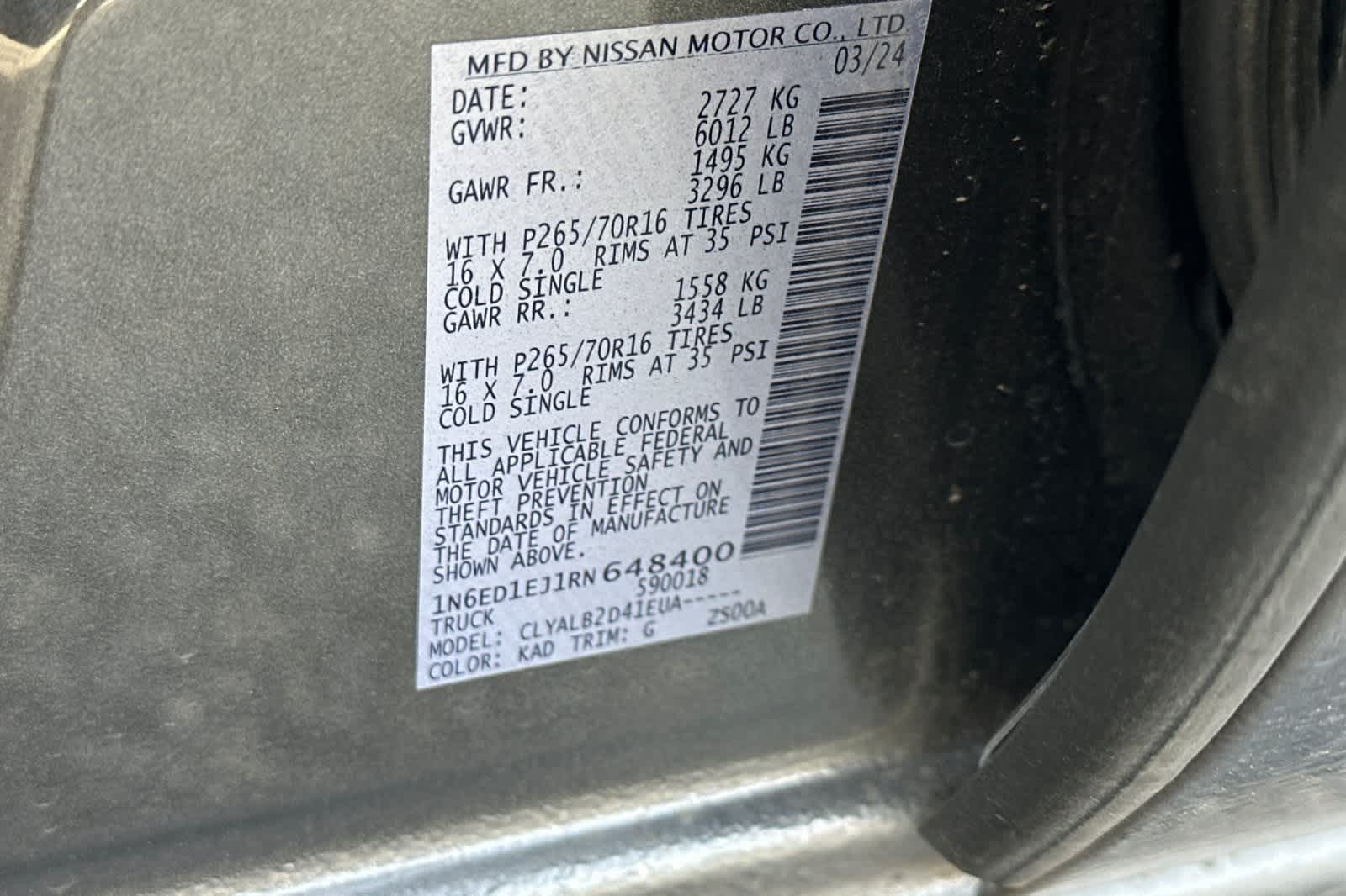 Thumbnail: 2024 Nissan Frontier - 28