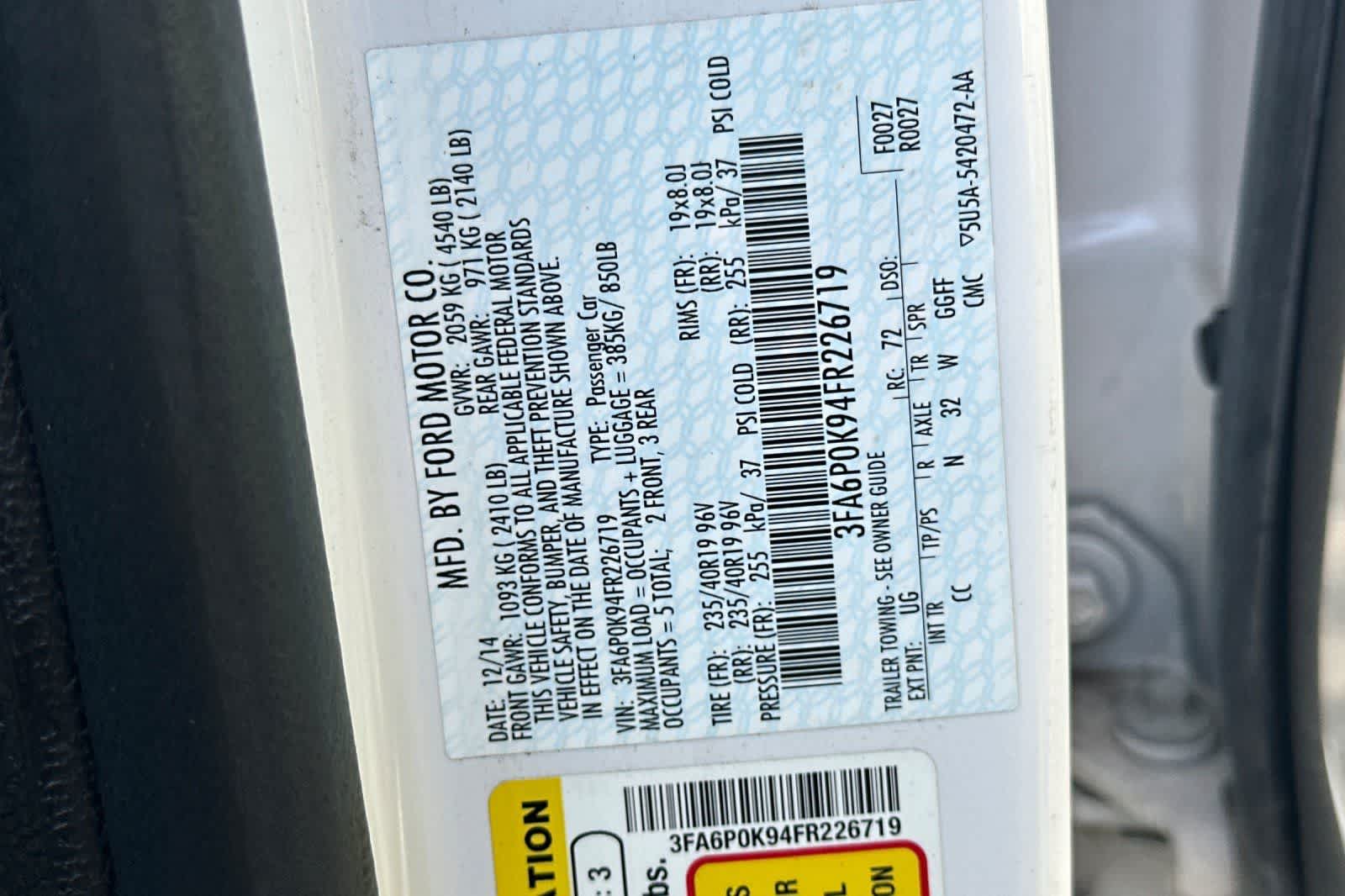 Thumbnail: 2015 Ford Fusion - 29