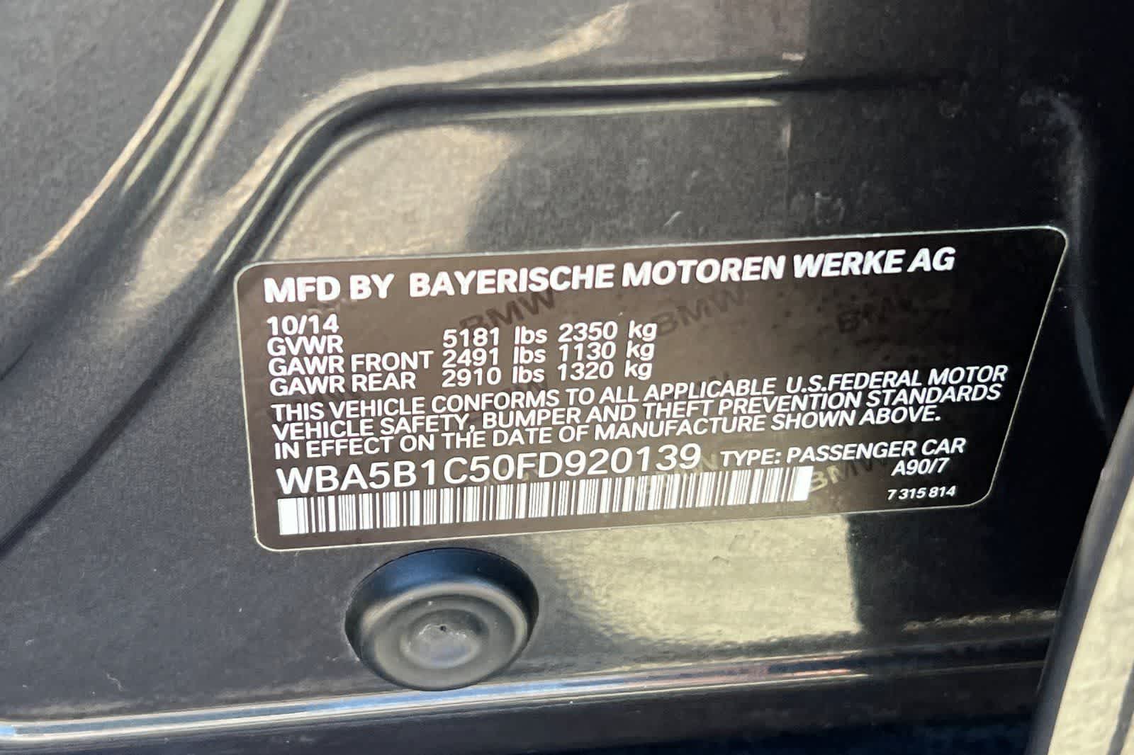 Thumbnail: 2015 BMW 5 Series - 37