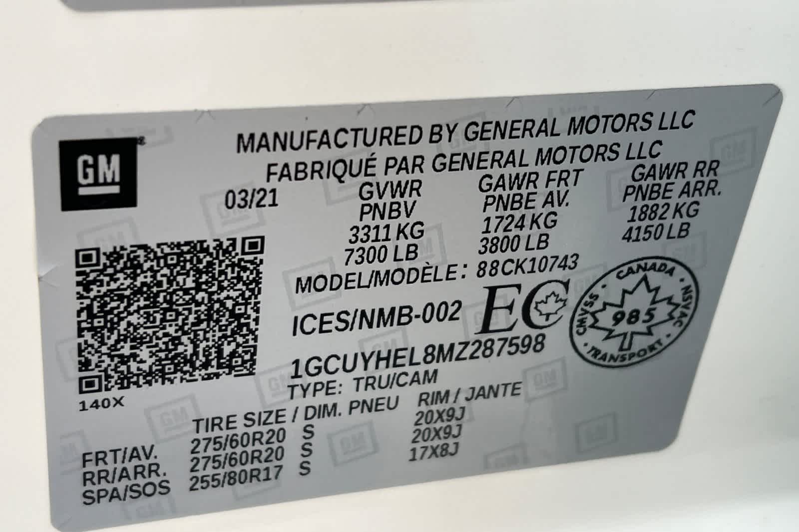 Thumbnail: 2021 Chevrolet Silverado 1500 - 36