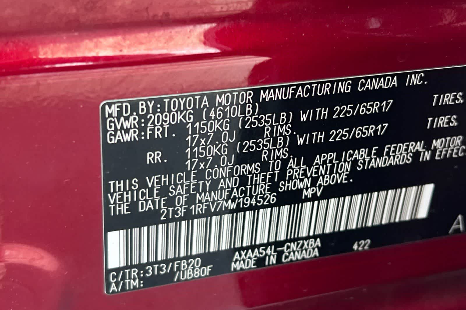Thumbnail: 2021 Toyota RAV4 - 35