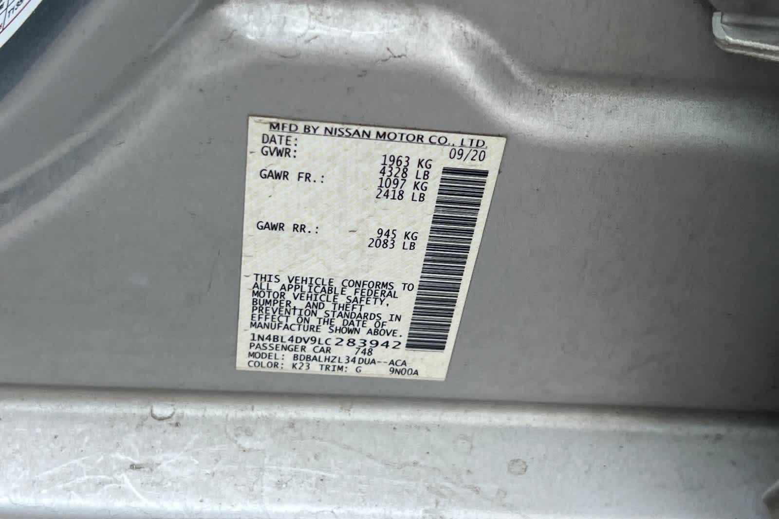 Thumbnail: 2020 Nissan Altima - 29