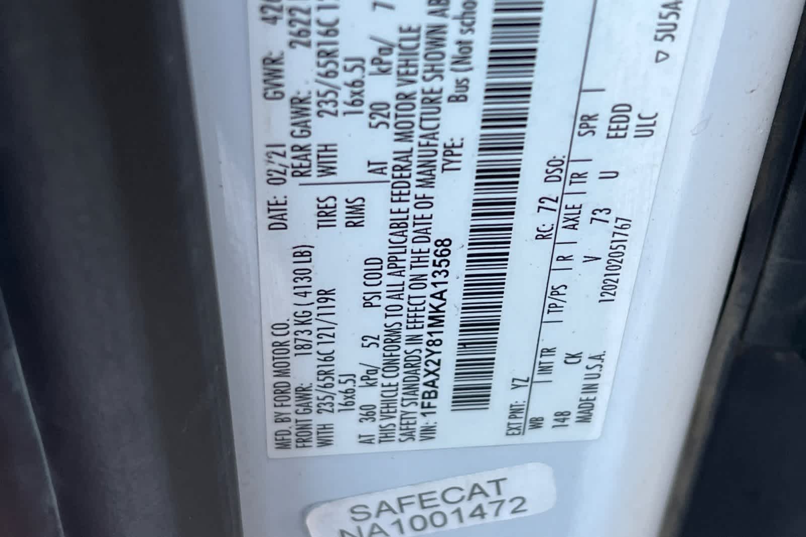 2021 Ford Econoline E-350 27