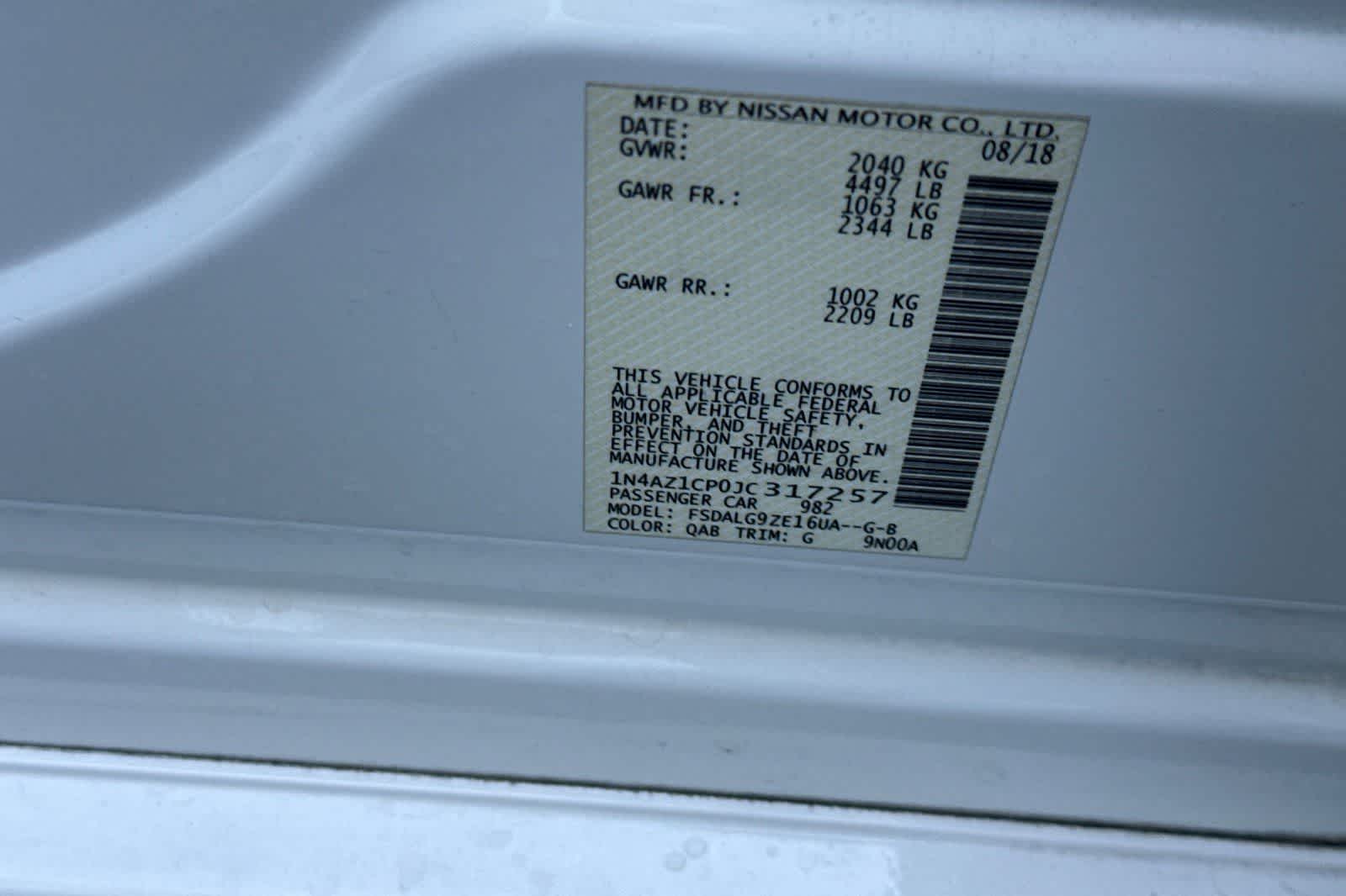 Thumbnail: 2018 Nissan Leaf - 30