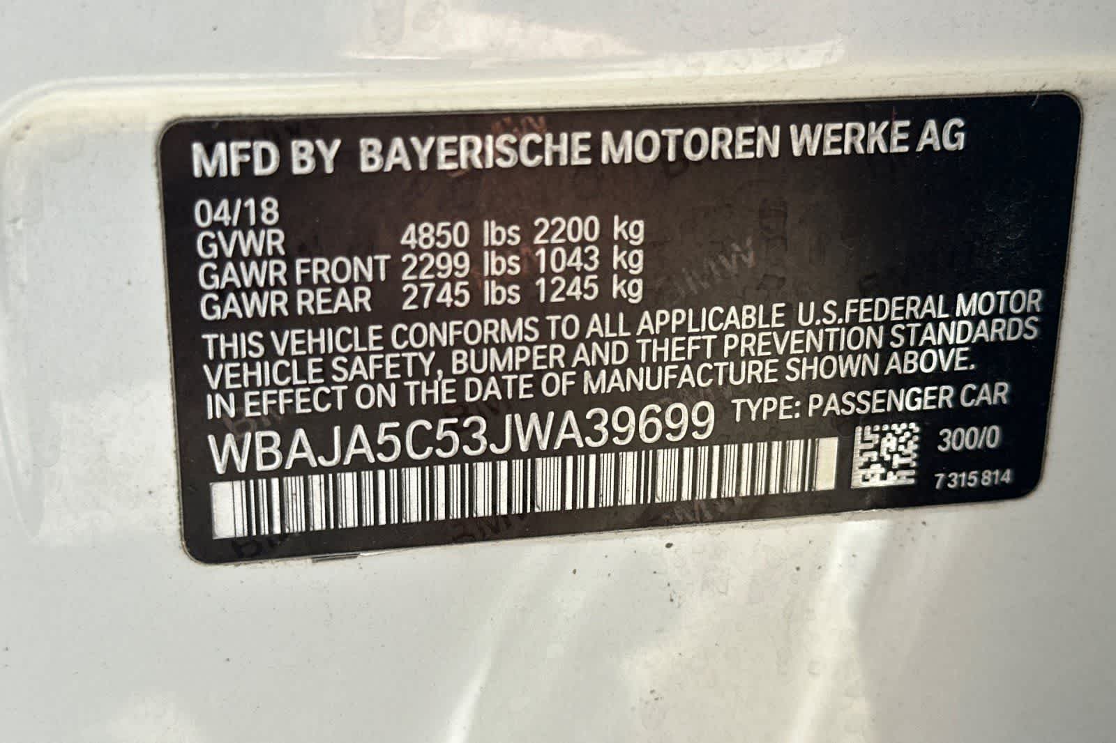 Thumbnail: 2018 BMW 5 Series - 29