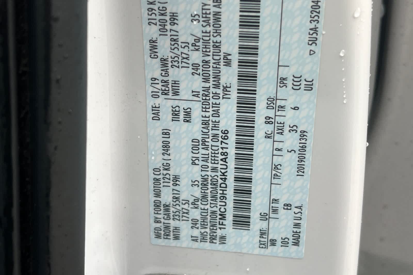 Thumbnail: 2019 Ford Escape - 30