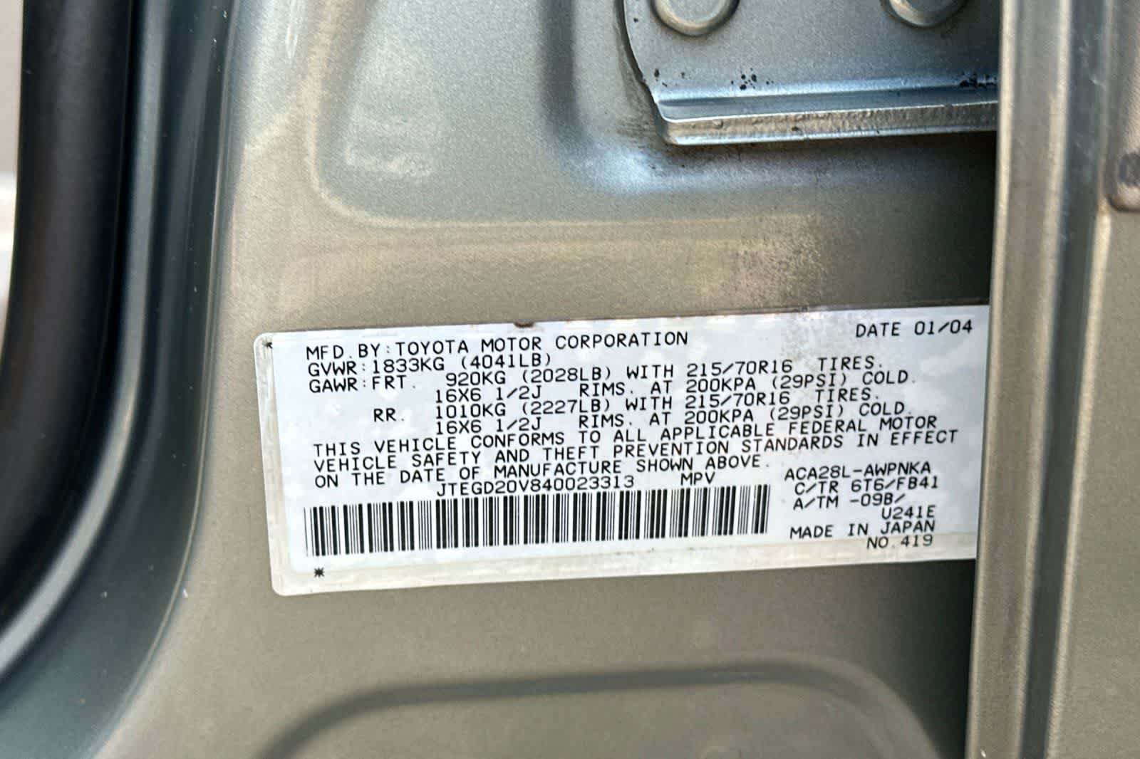 Thumbnail: 2004 Toyota RAV4 - 35