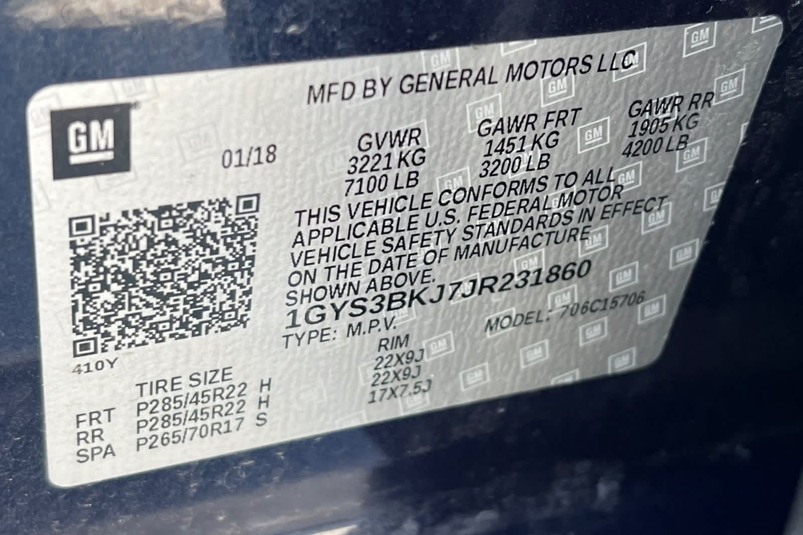 2018 Cadillac Escalade Luxury 30
