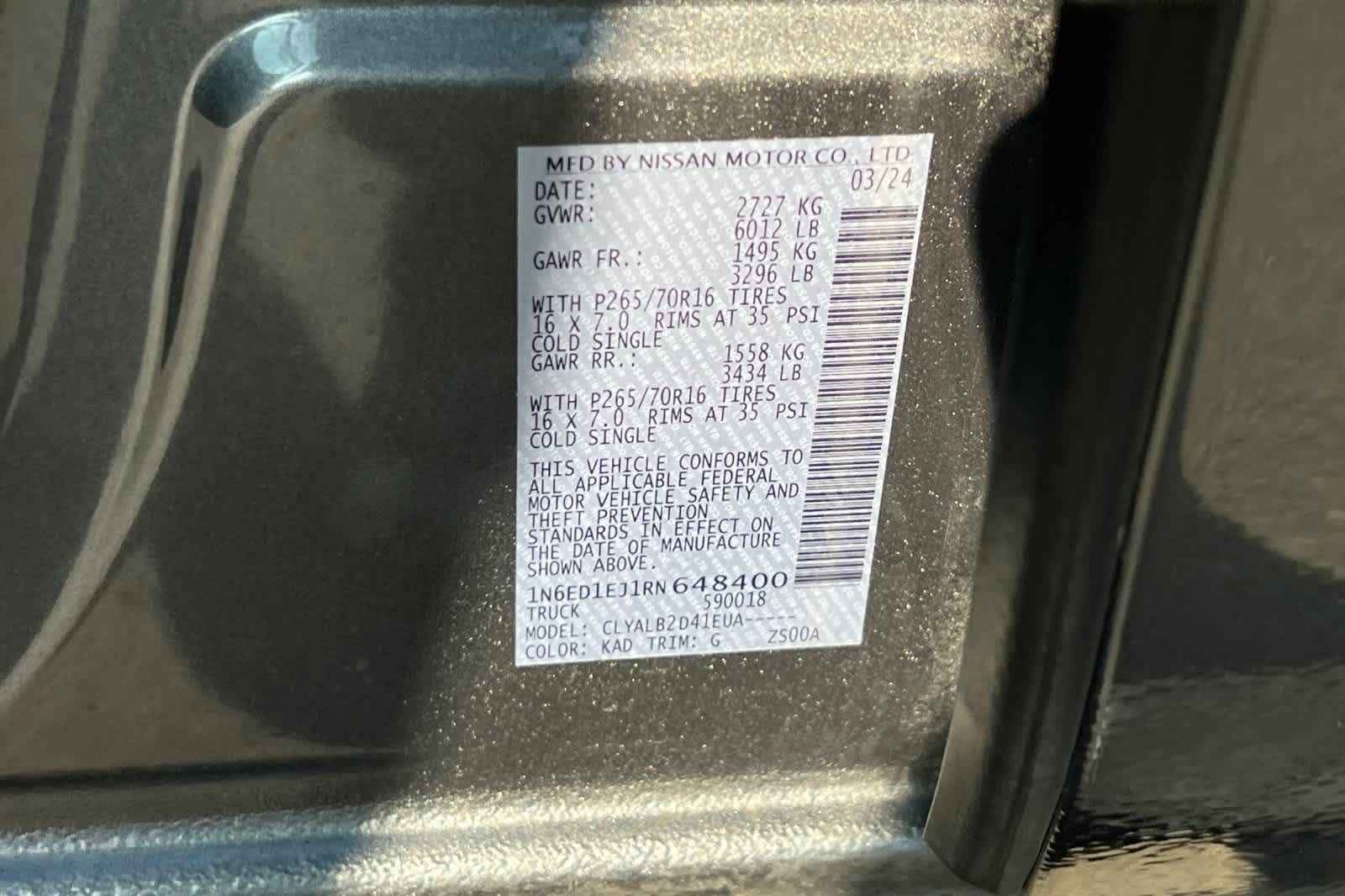 Thumbnail: 2024 Nissan Frontier - 35