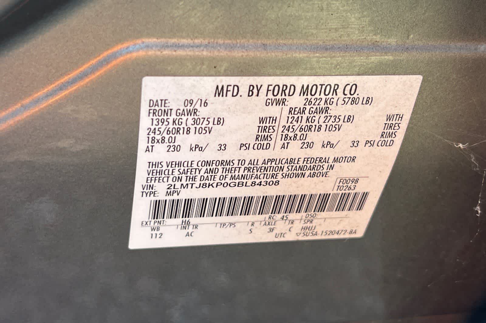 Thumbnail: 2016 Lincoln MKX - 31