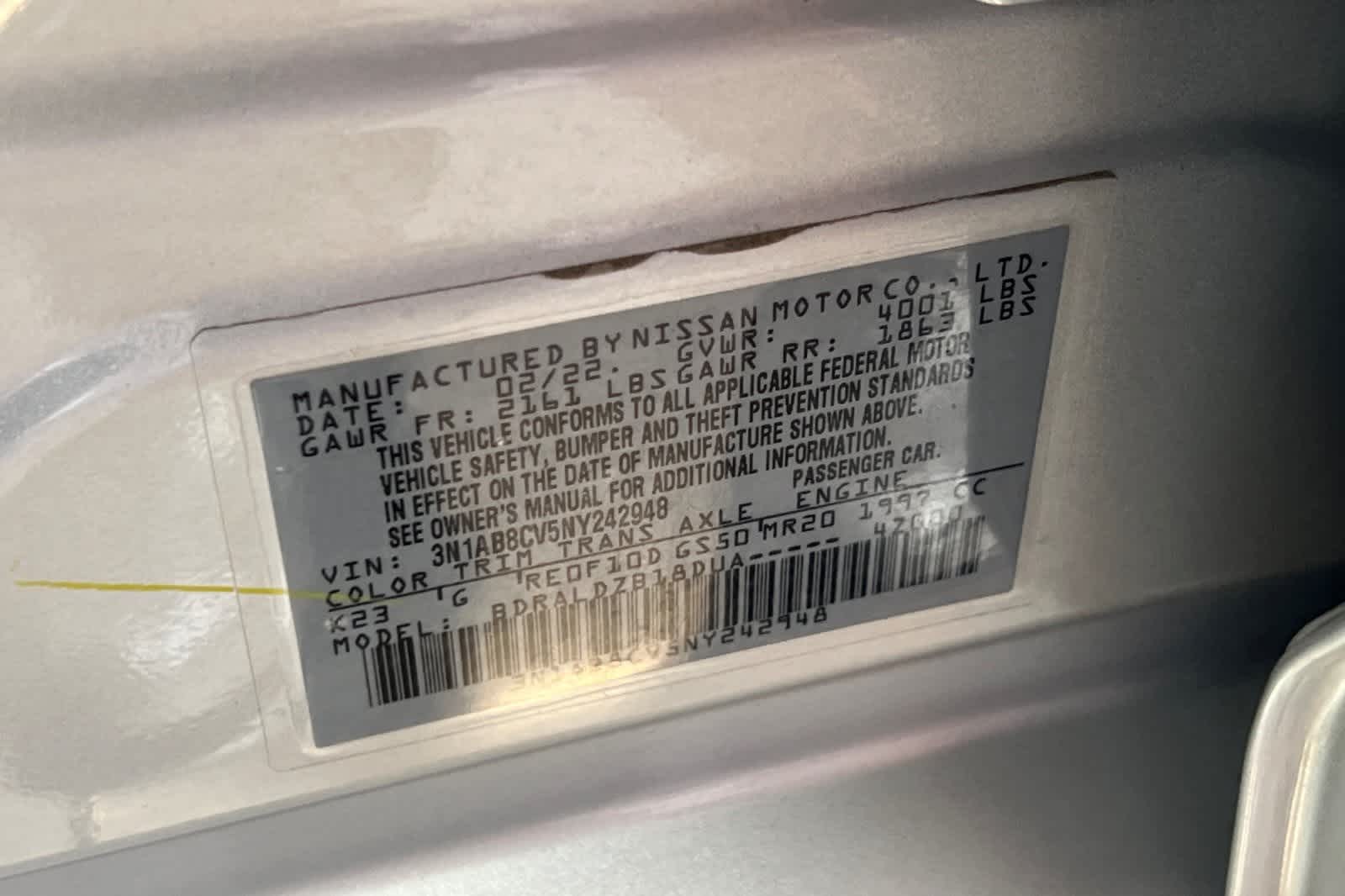 2022 Nissan Sentra SV 29