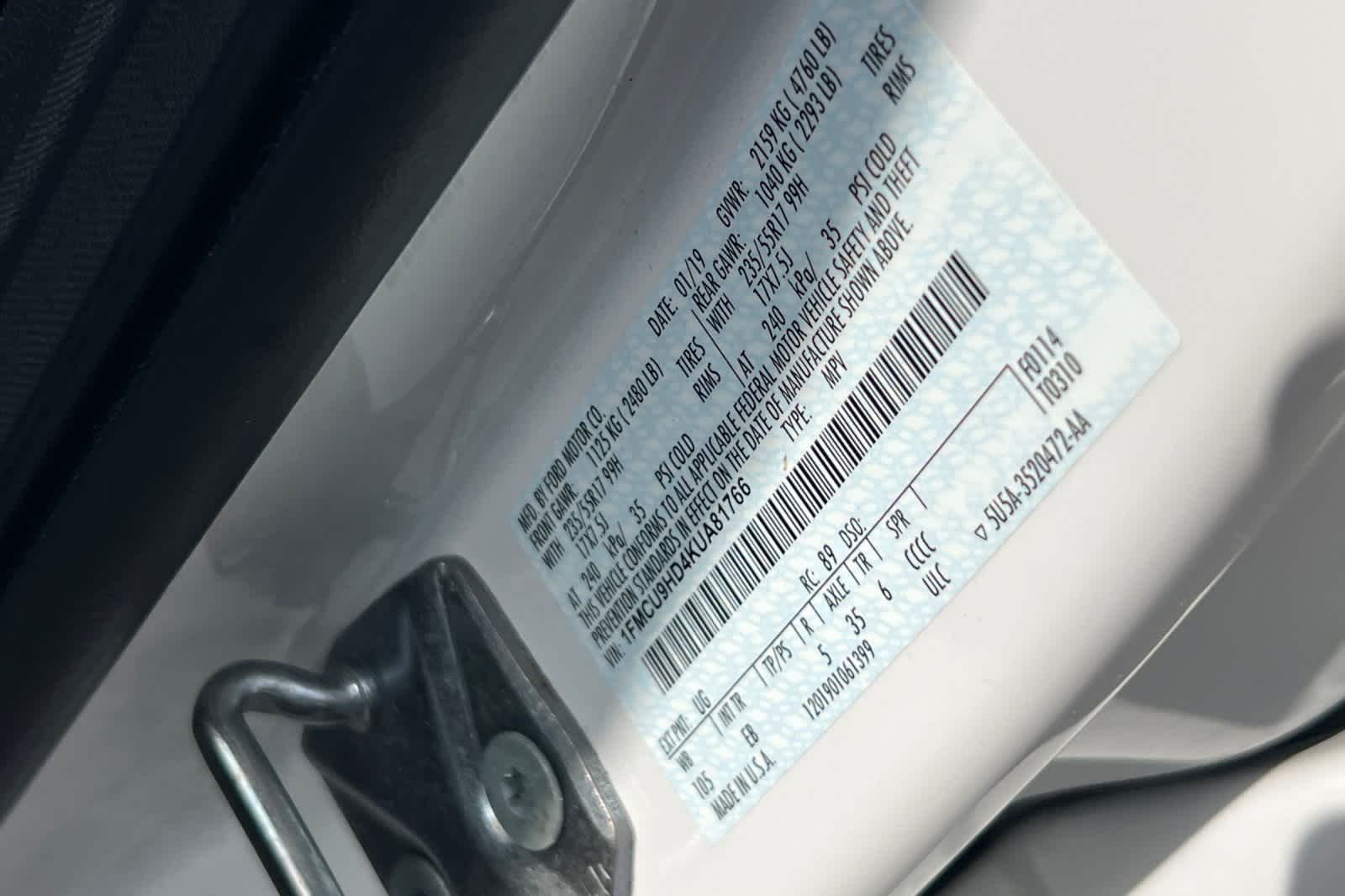 Thumbnail: 2019 Ford Escape - 37