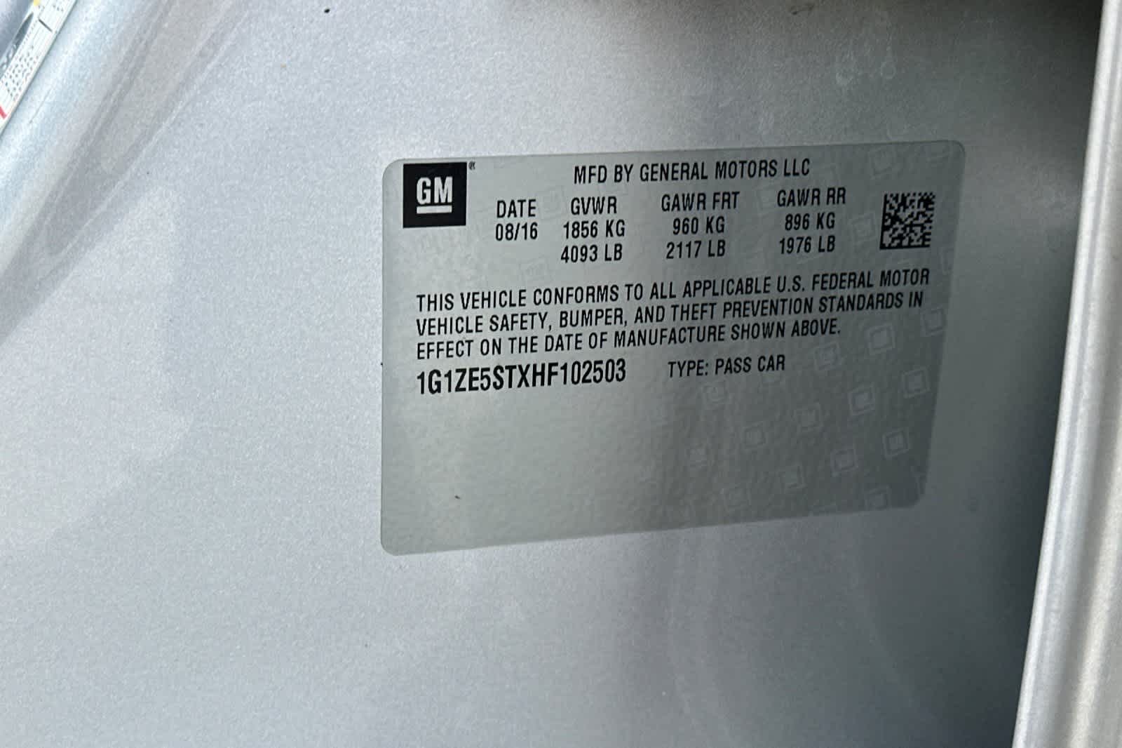 Thumbnail: 2017 Chevrolet Malibu - 36