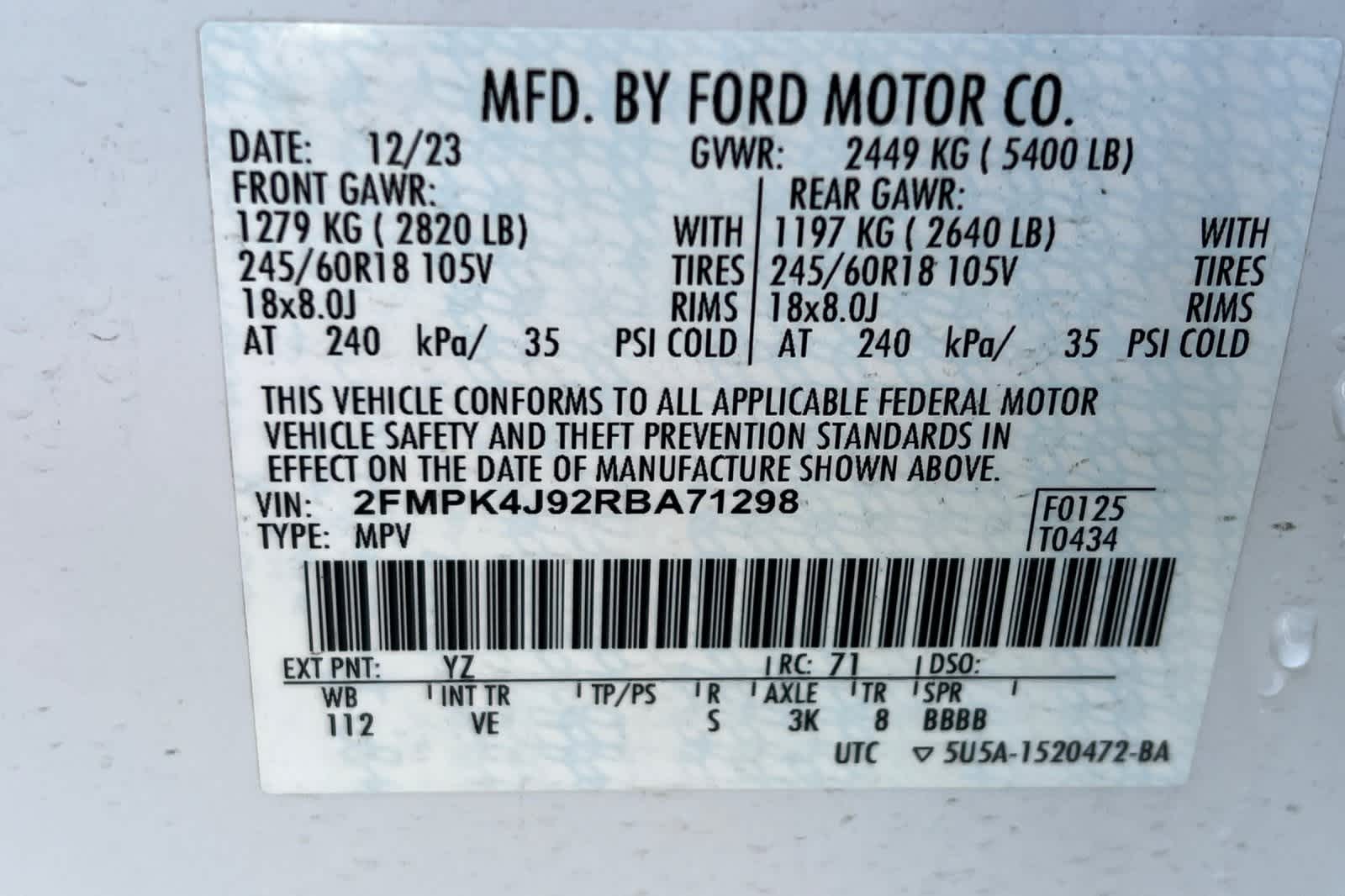 Thumbnail: 2024 Ford Edge - 38