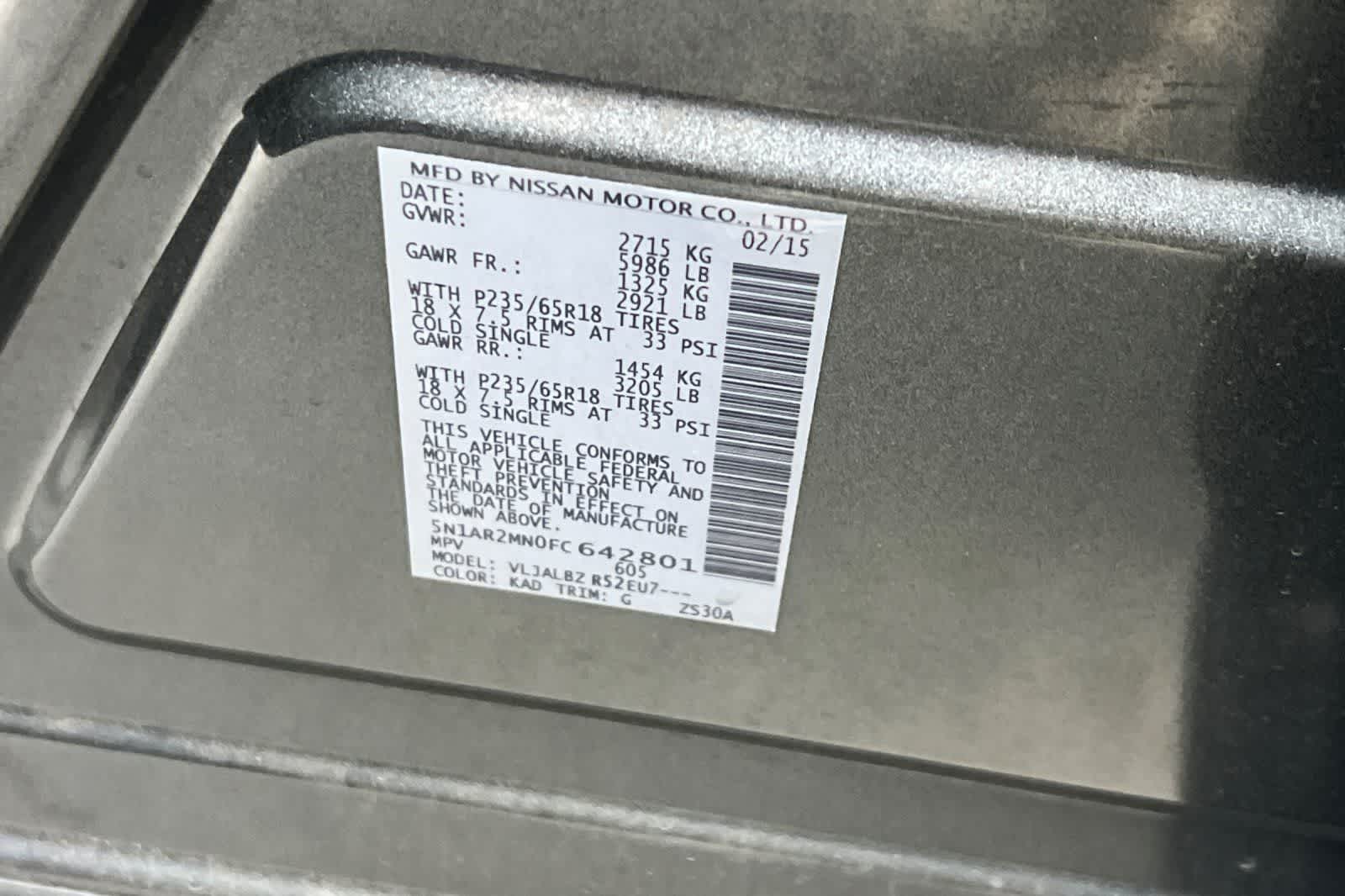 Thumbnail: 2015 Nissan Pathfinder - 29