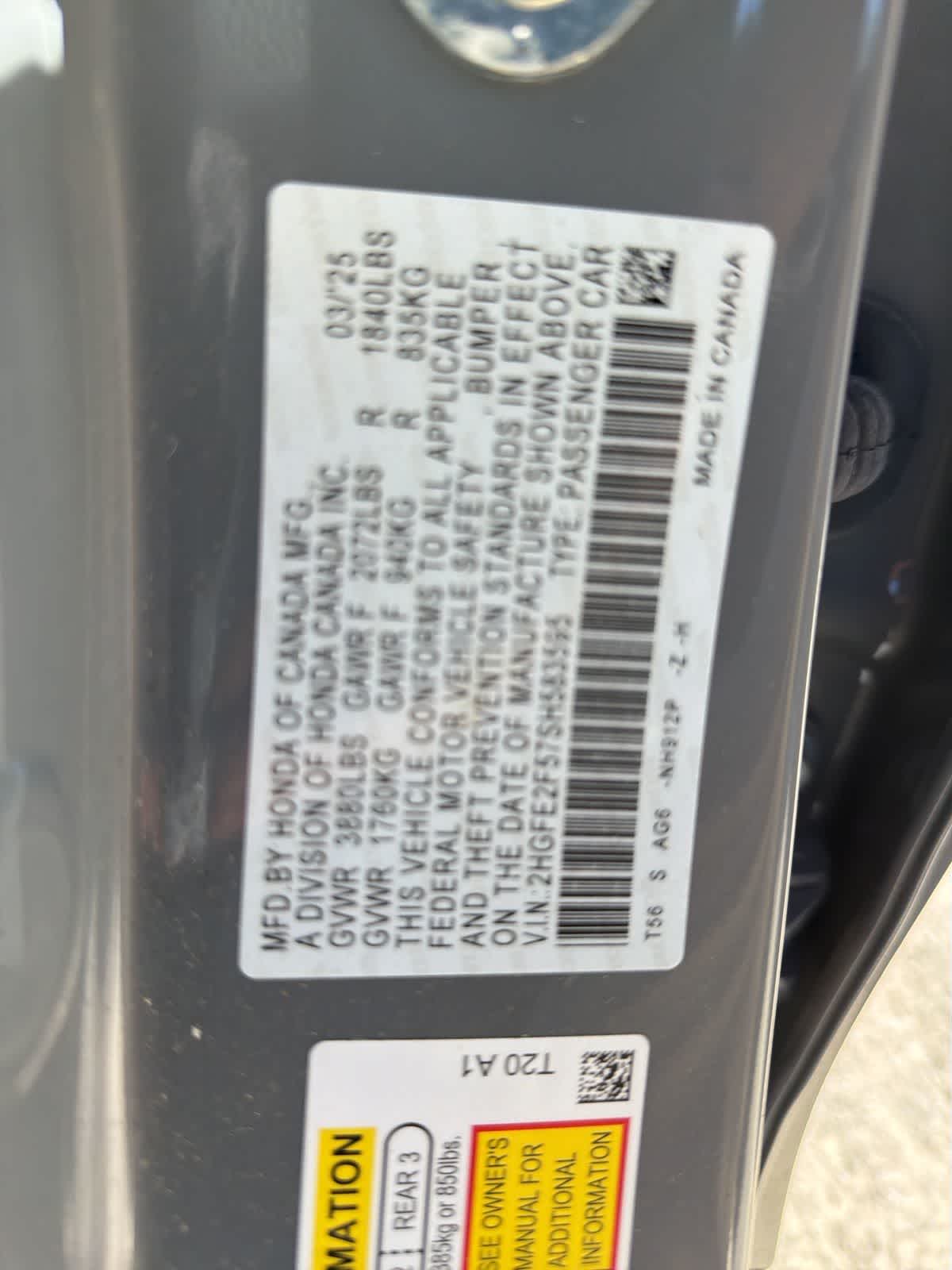 Thumbnail: 2025 Honda Civic - 19