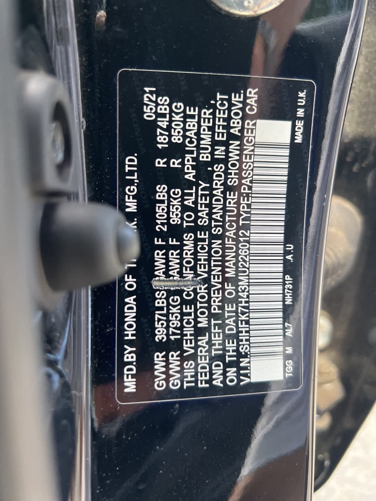 Thumbnail: 2021 Honda Civic - 19