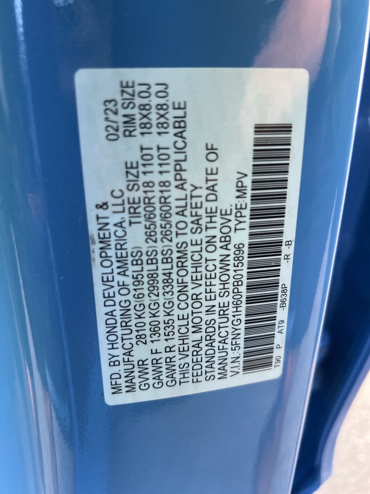 Thumbnail: 2023 Honda Pilot - 19