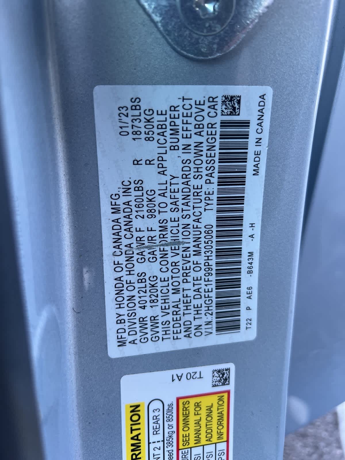 Thumbnail: 2023 Honda Civic - 18