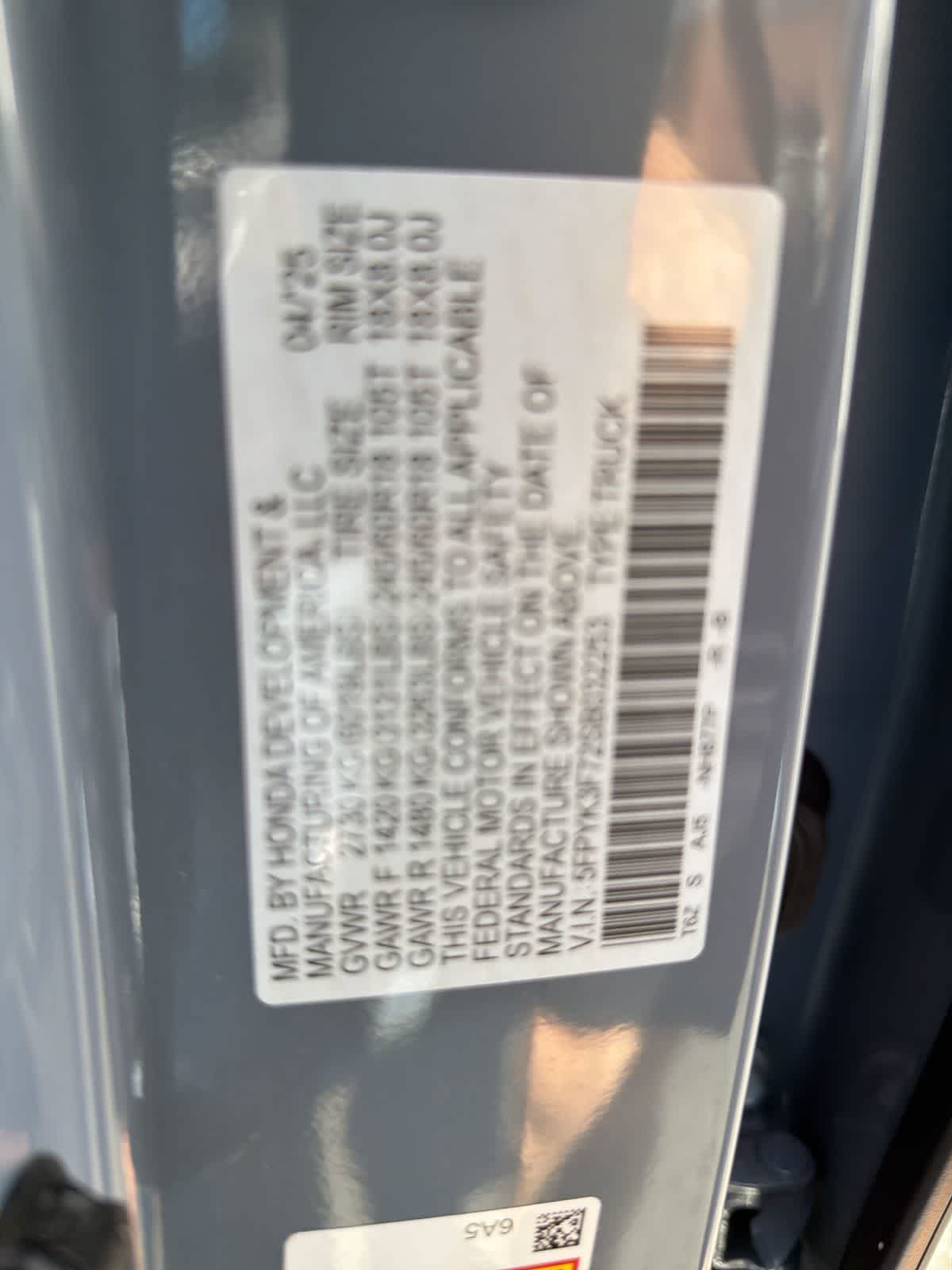 Thumbnail: 2025 Honda Ridgeline - 18