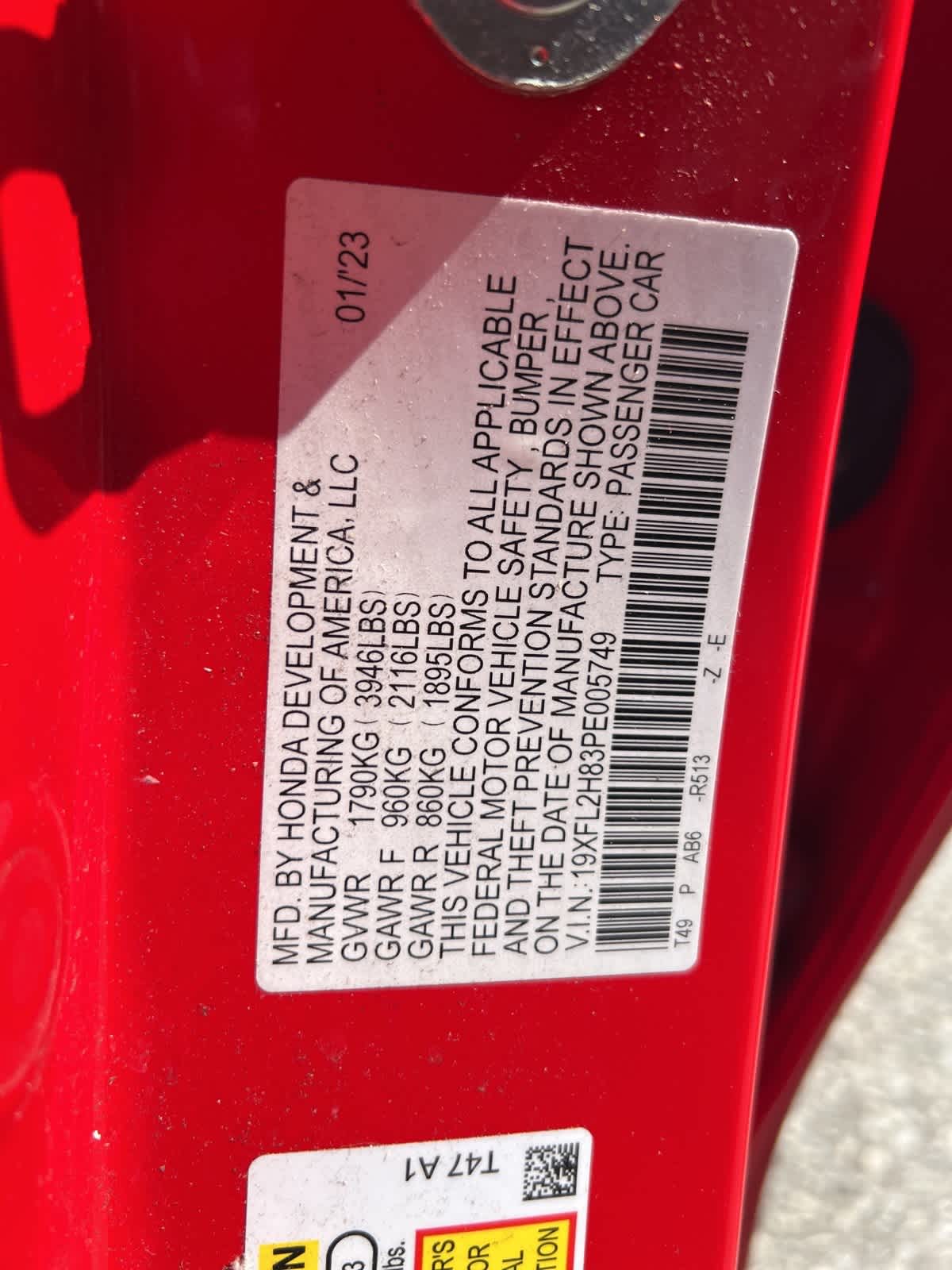 Thumbnail: 2023 Honda Civic - 19