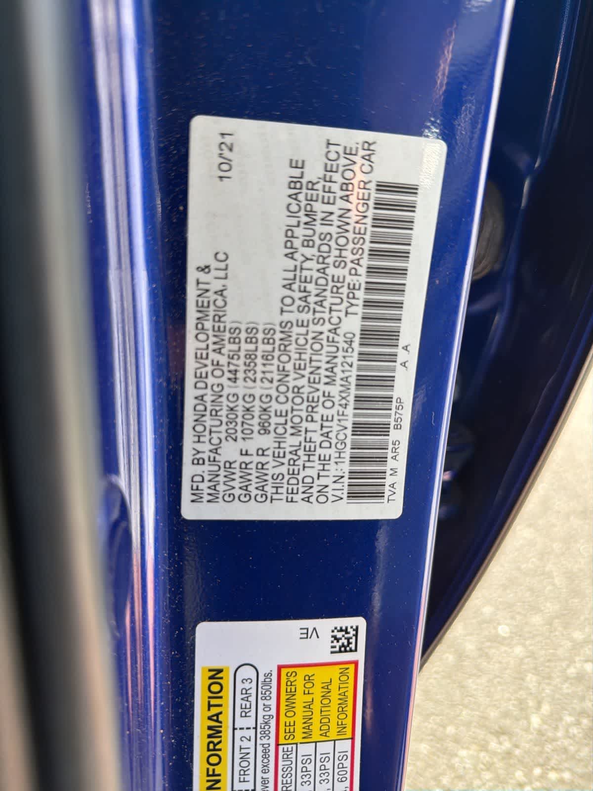 Thumbnail: 2021 Honda Accord - 19