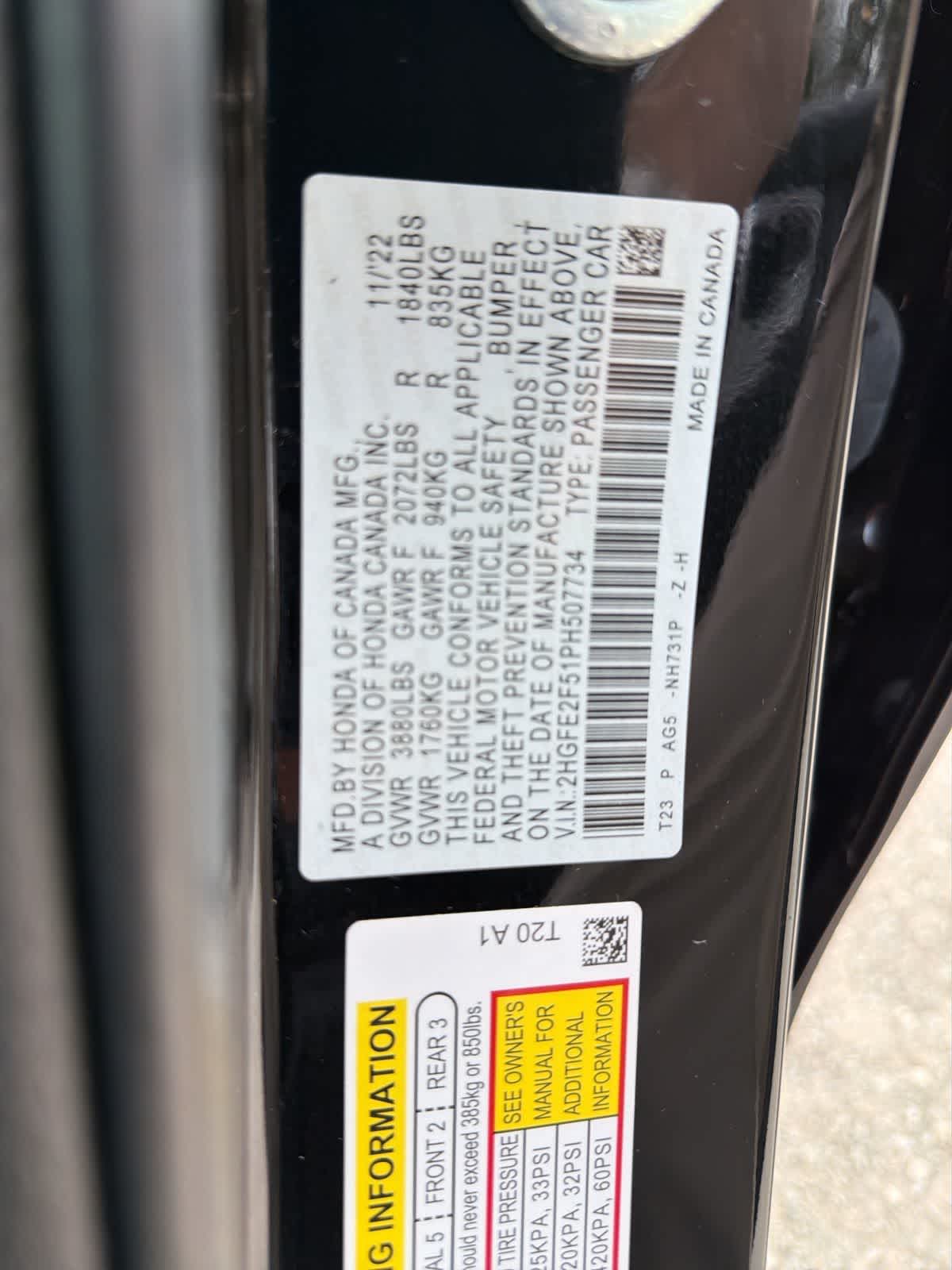 Thumbnail: 2023 Honda Civic - 19