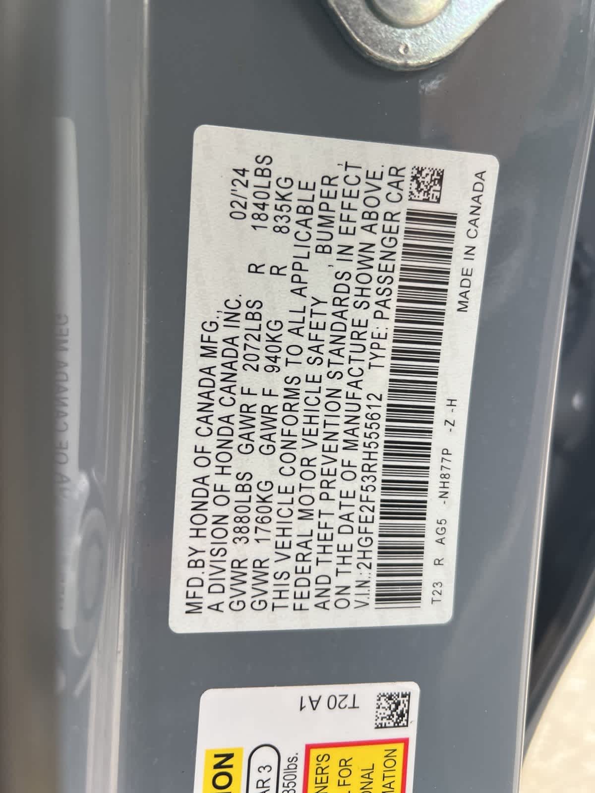 Thumbnail: 2024 Honda Civic - 19