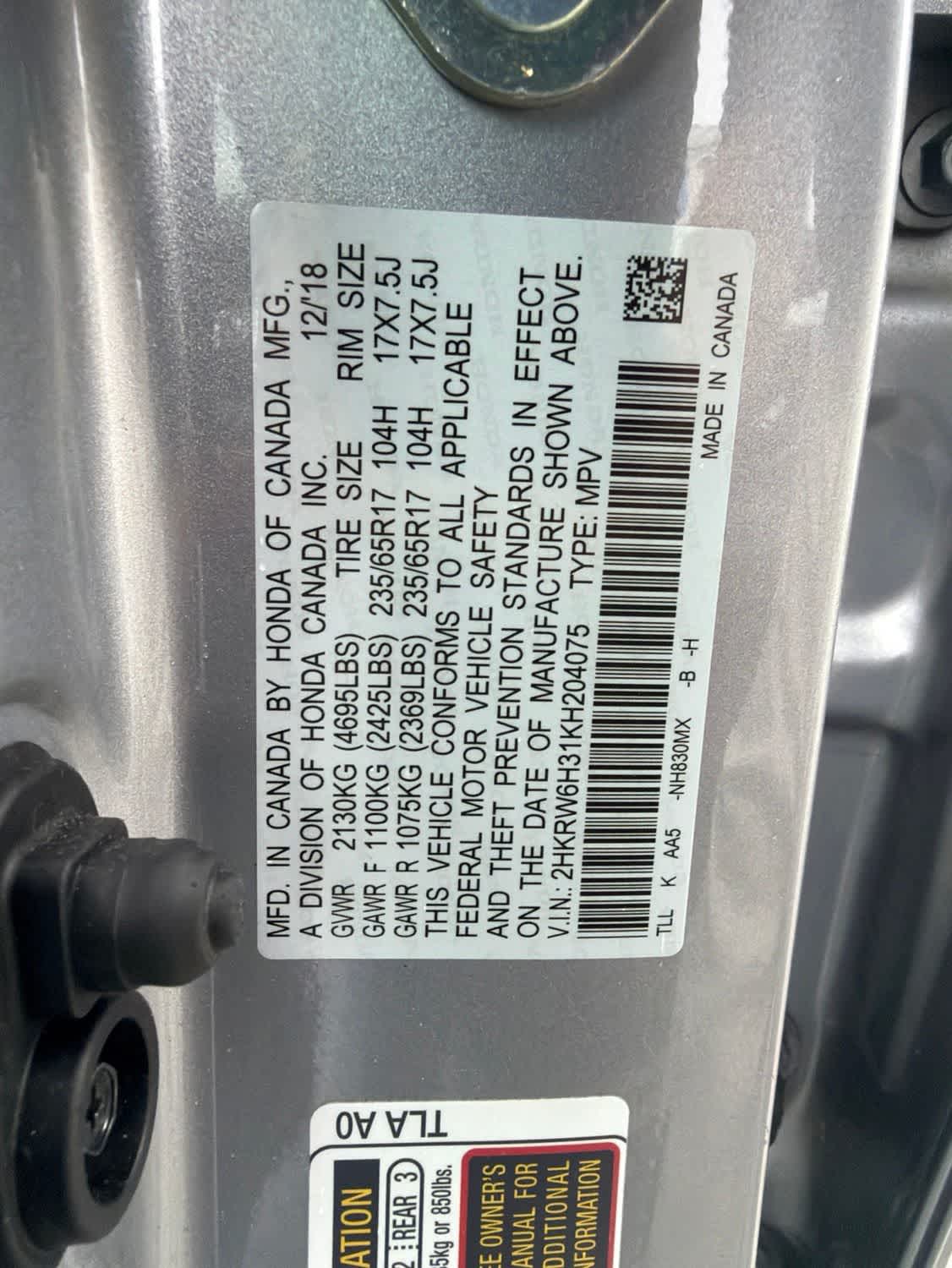 Thumbnail: 2019 Honda CR-V - 19