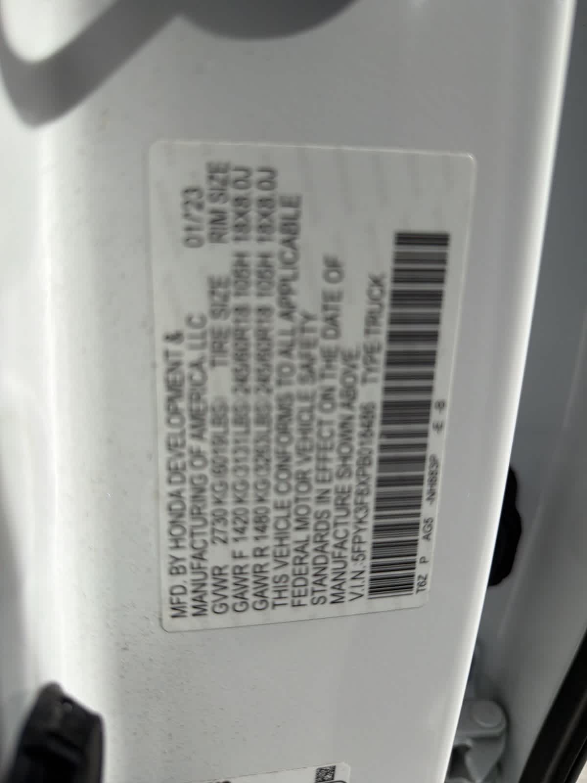 Thumbnail: 2023 Honda Ridgeline - 18