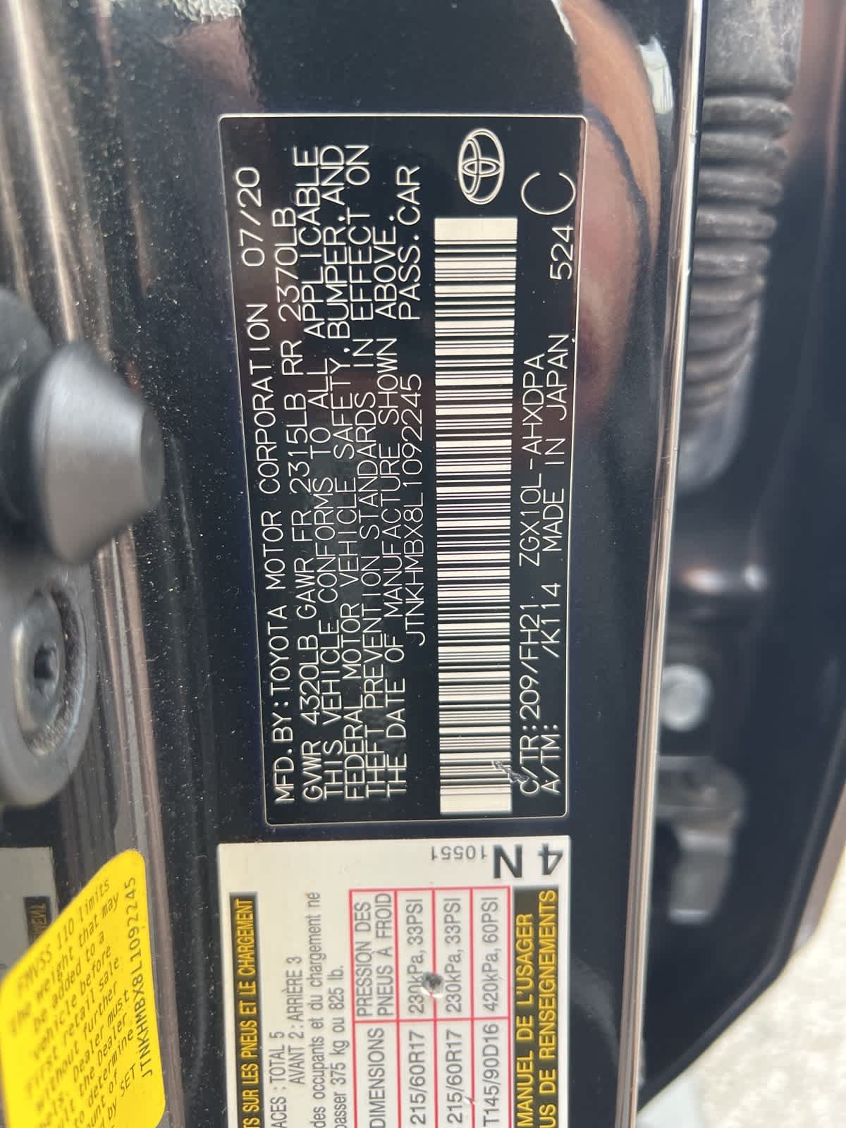2020 Toyota C-HR LE 18