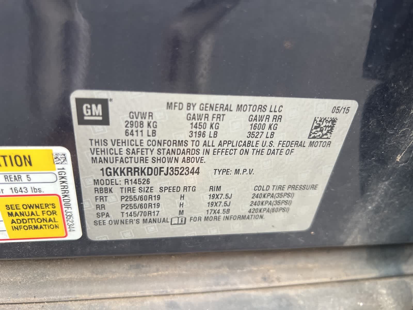 Thumbnail: 2015 GMC Acadia - 19