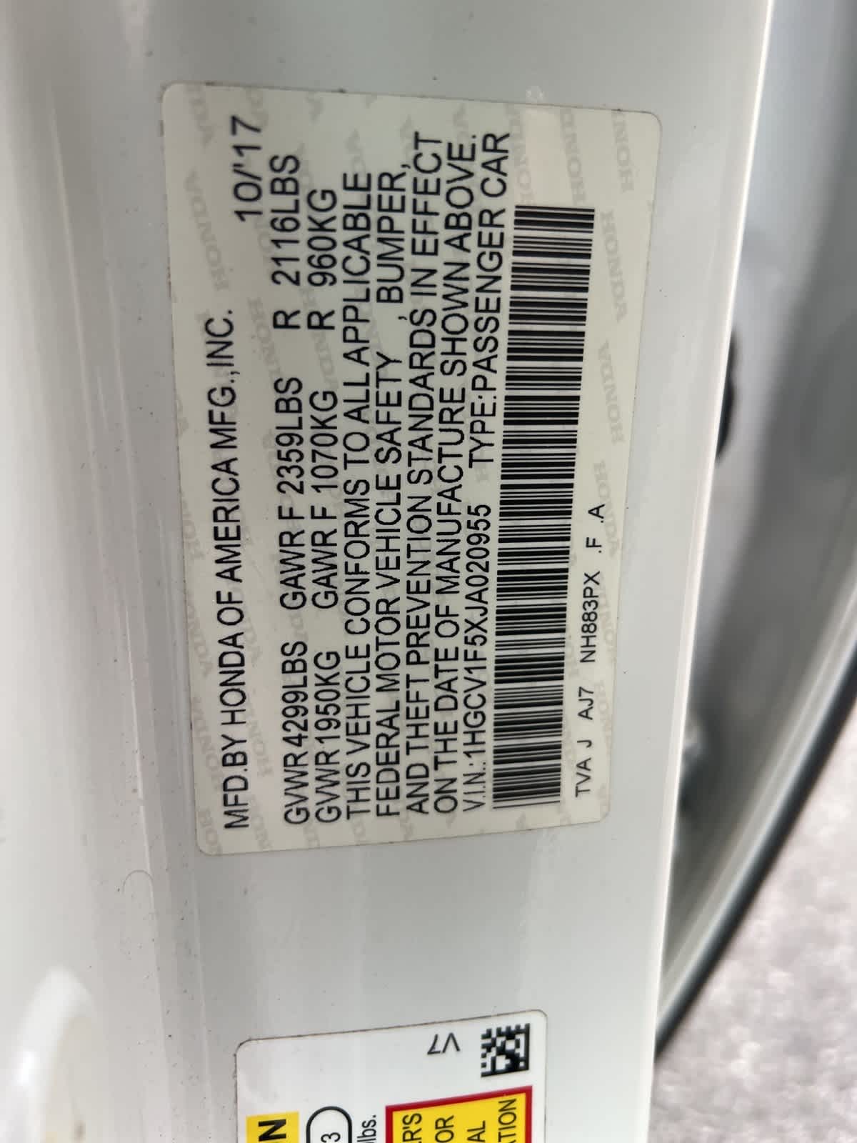 Thumbnail: 2018 Honda Accord - 18