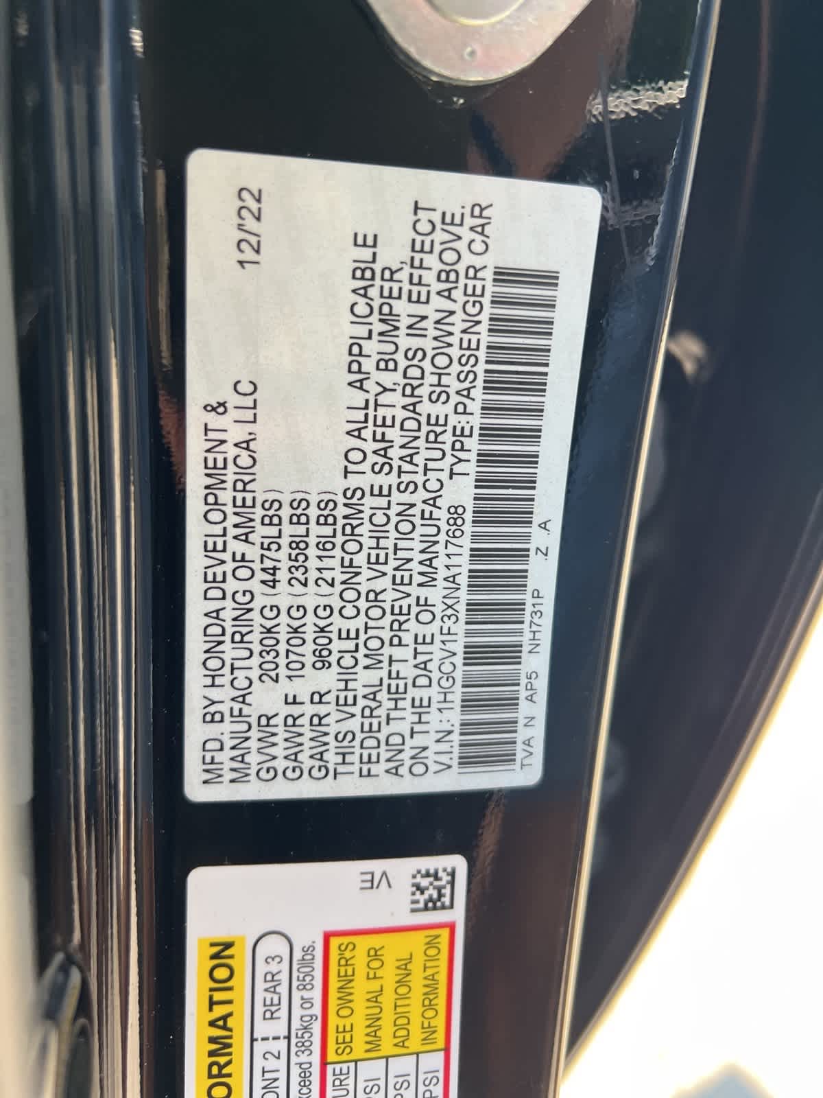 Thumbnail: 2022 Honda Accord - 19