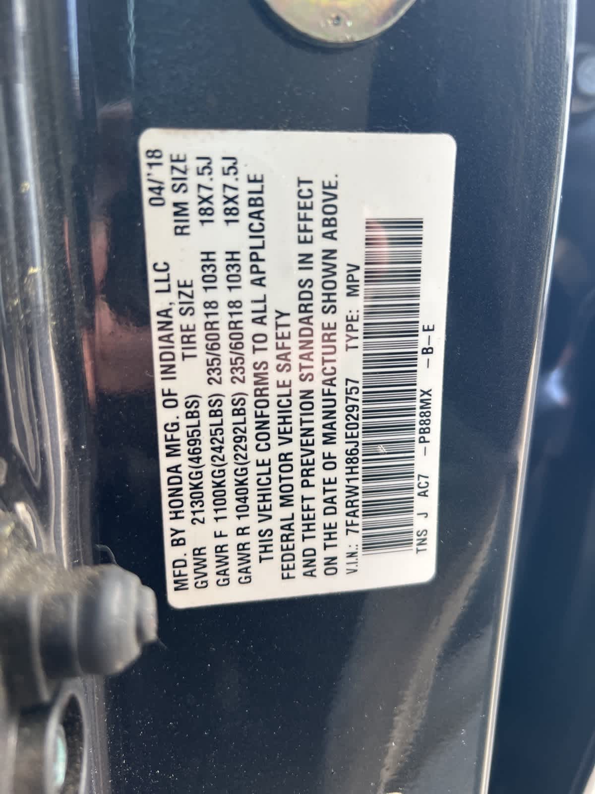 Thumbnail: 2018 Honda CR-V - 18