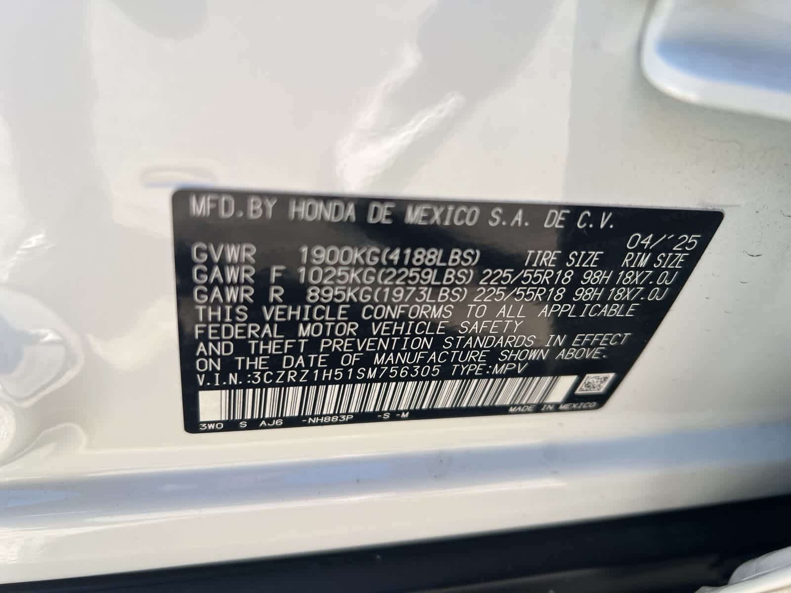 Thumbnail: 2025 Honda HR-V - 19