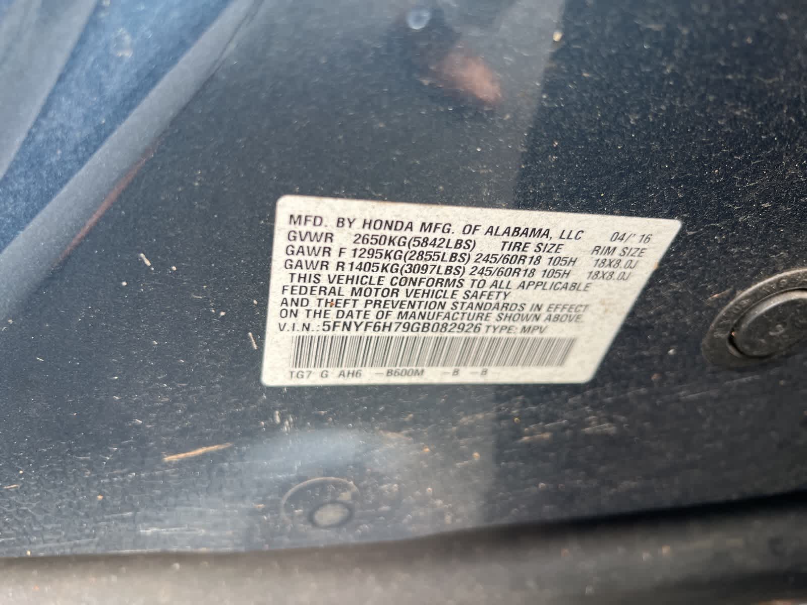 Thumbnail: 2016 Honda Pilot - 18