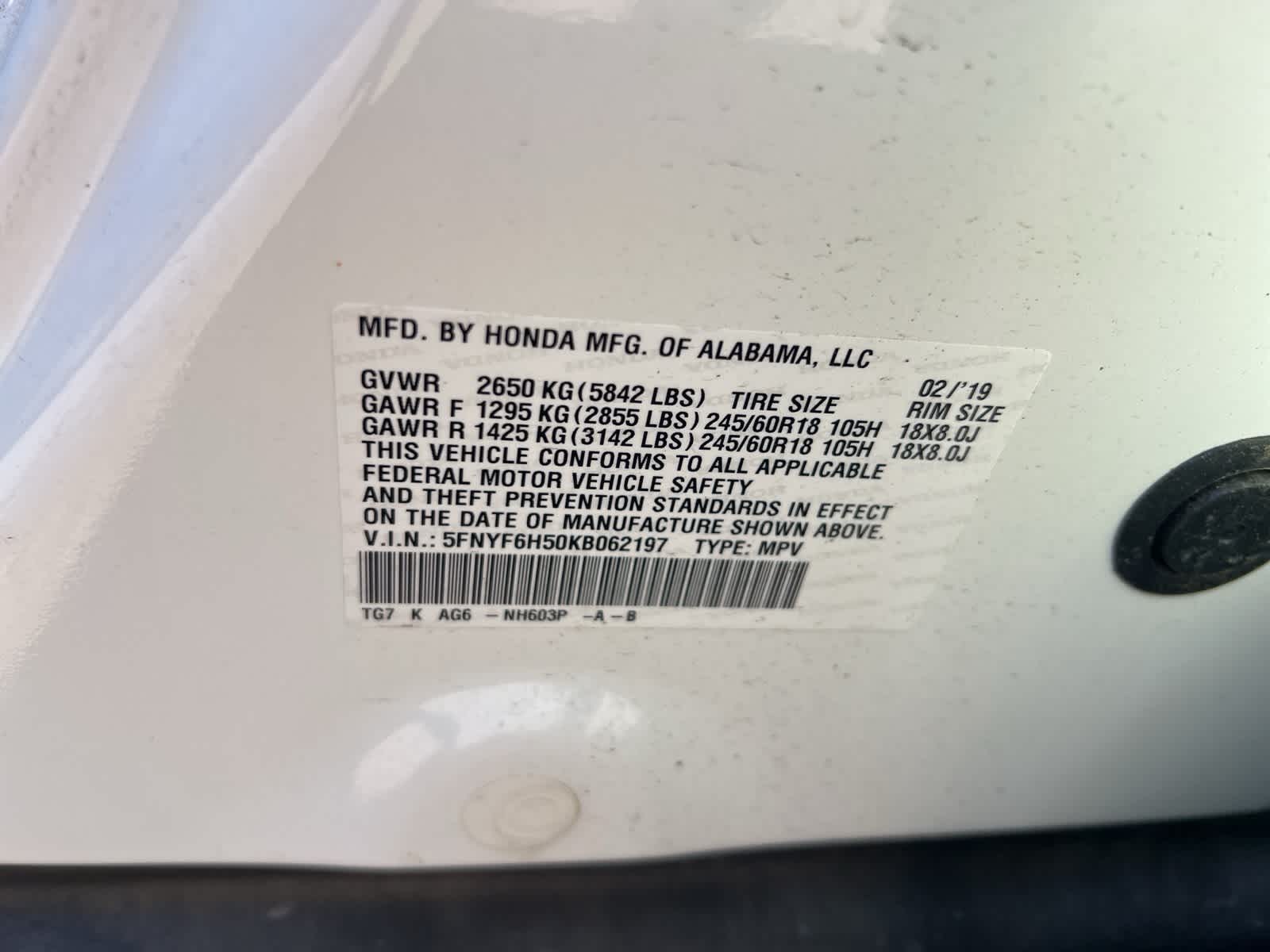 Thumbnail: 2019 Honda Pilot - 18