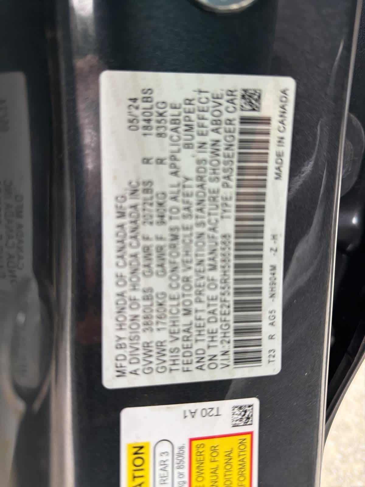 Thumbnail: 2024 Honda Civic - 19