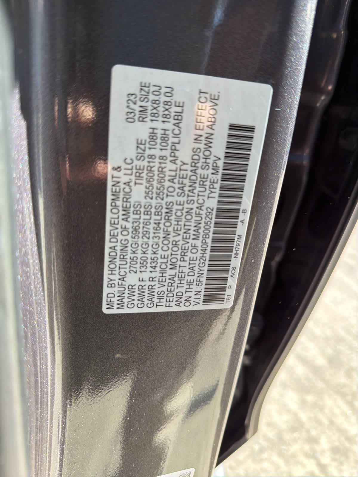 Thumbnail: 2023 Honda Pilot - 18