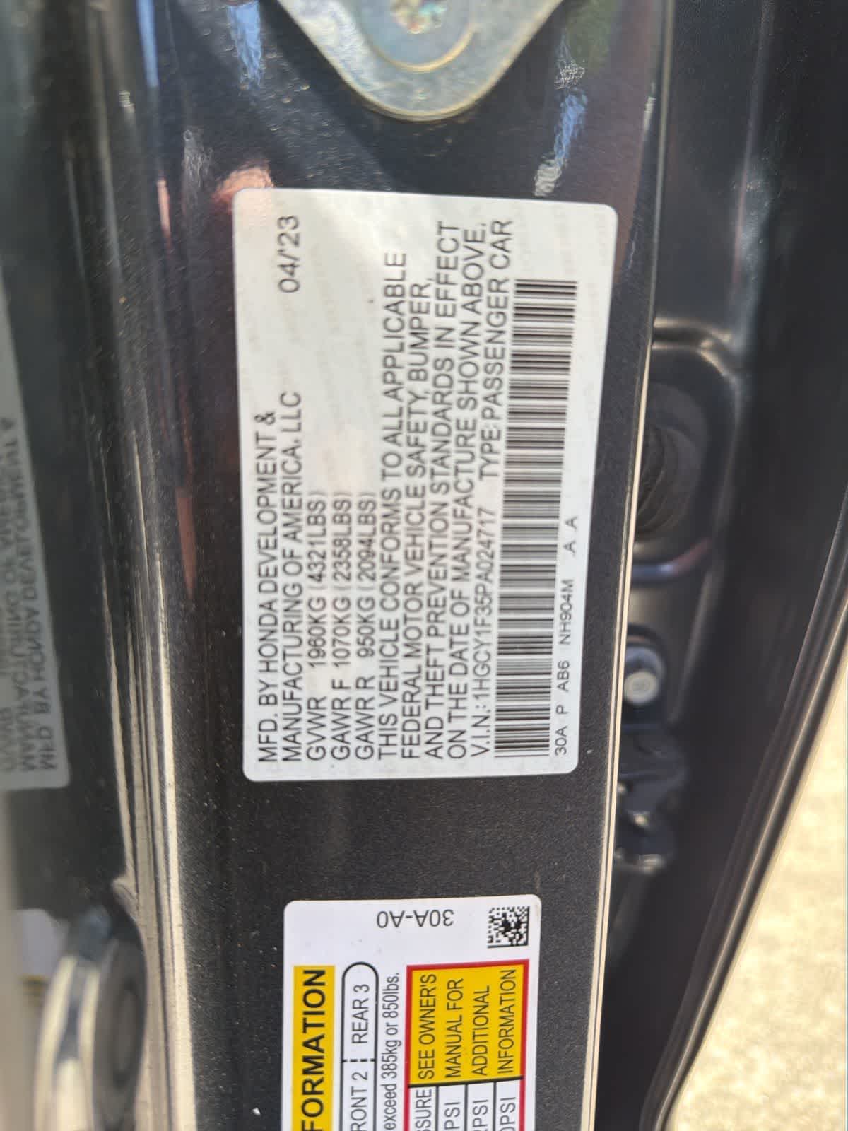 Thumbnail: 2023 Honda Accord - 18