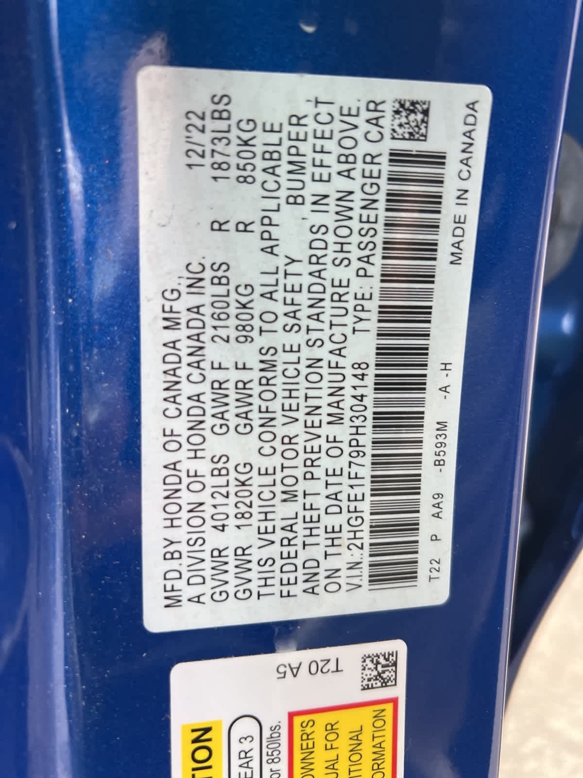 Thumbnail: 2023 Honda Civic - 19