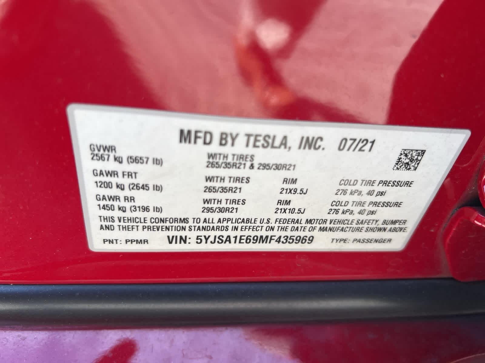 Thumbnail: 2021 Tesla Model S - 19