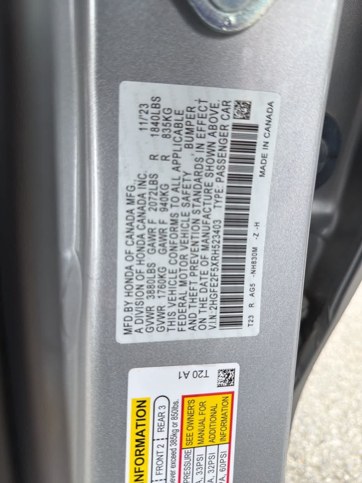 Thumbnail: 2024 Honda Civic - 19