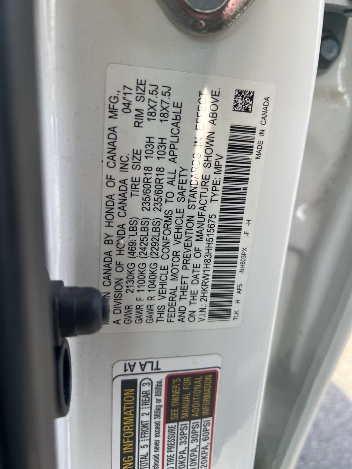 Thumbnail: 2017 Honda CR-V - 18