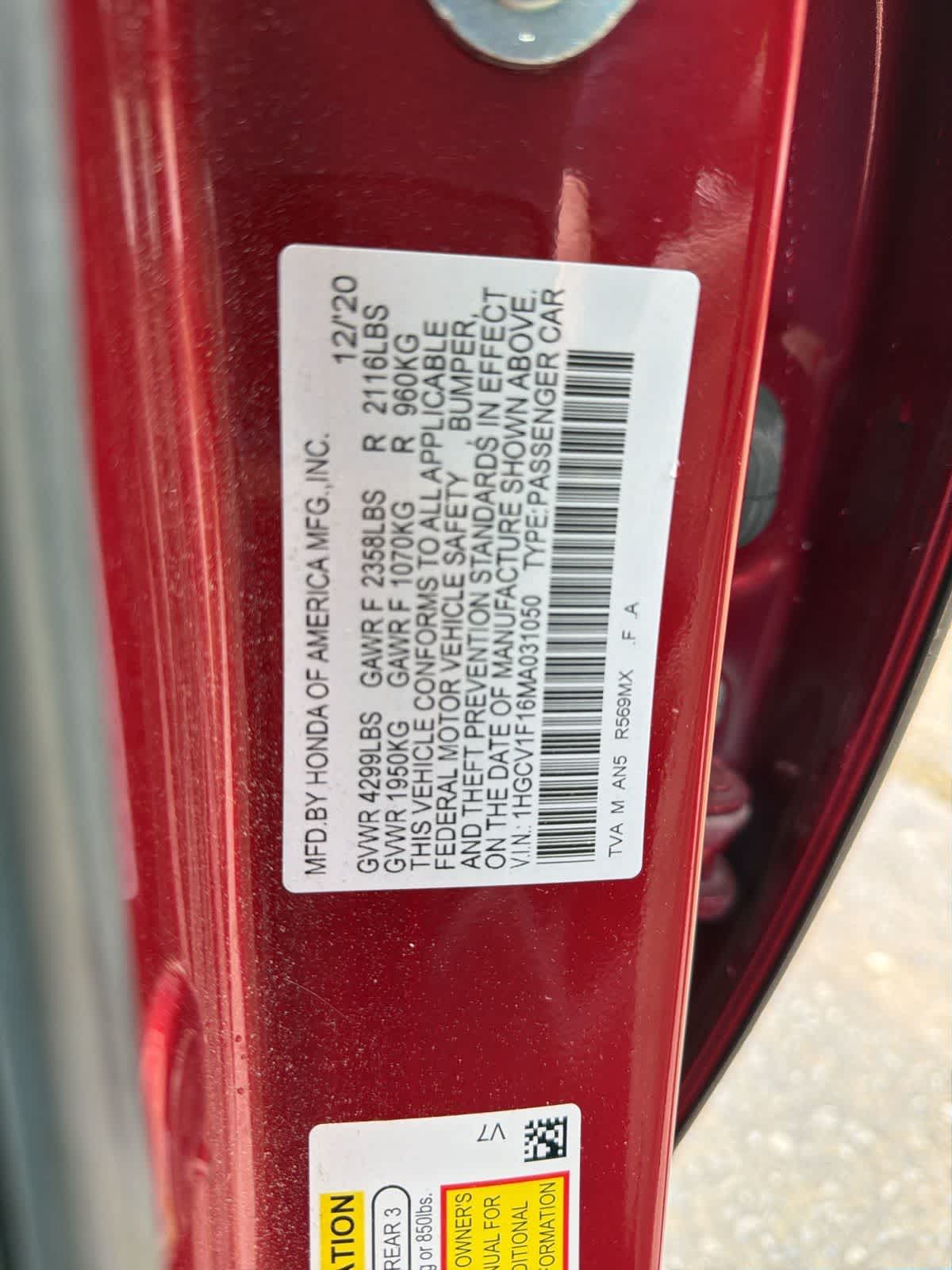 Thumbnail: 2021 Honda Accord - 18