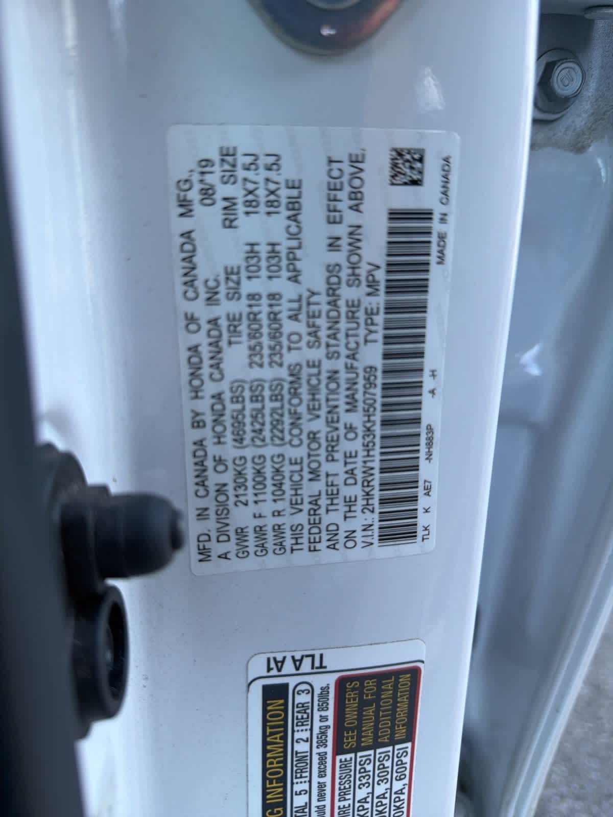 Thumbnail: 2019 Honda CR-V - 19