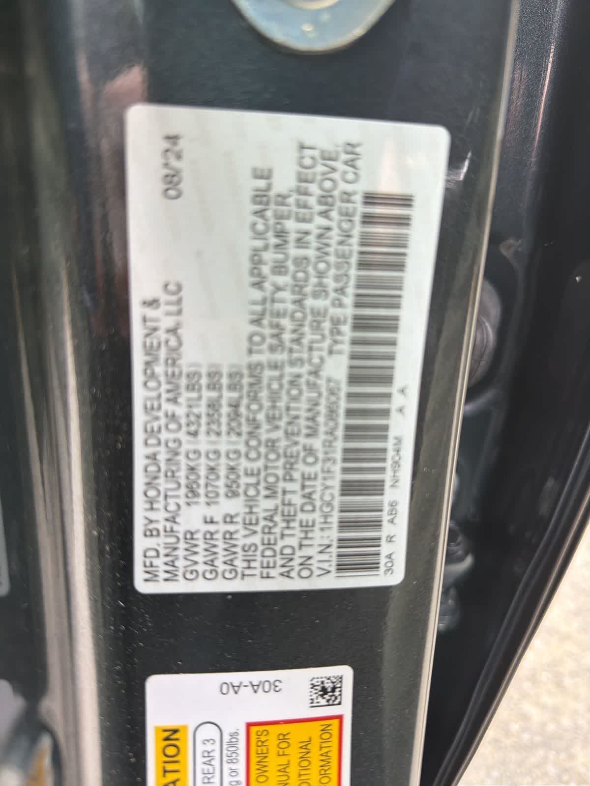 Thumbnail: 2024 Honda Accord - 18