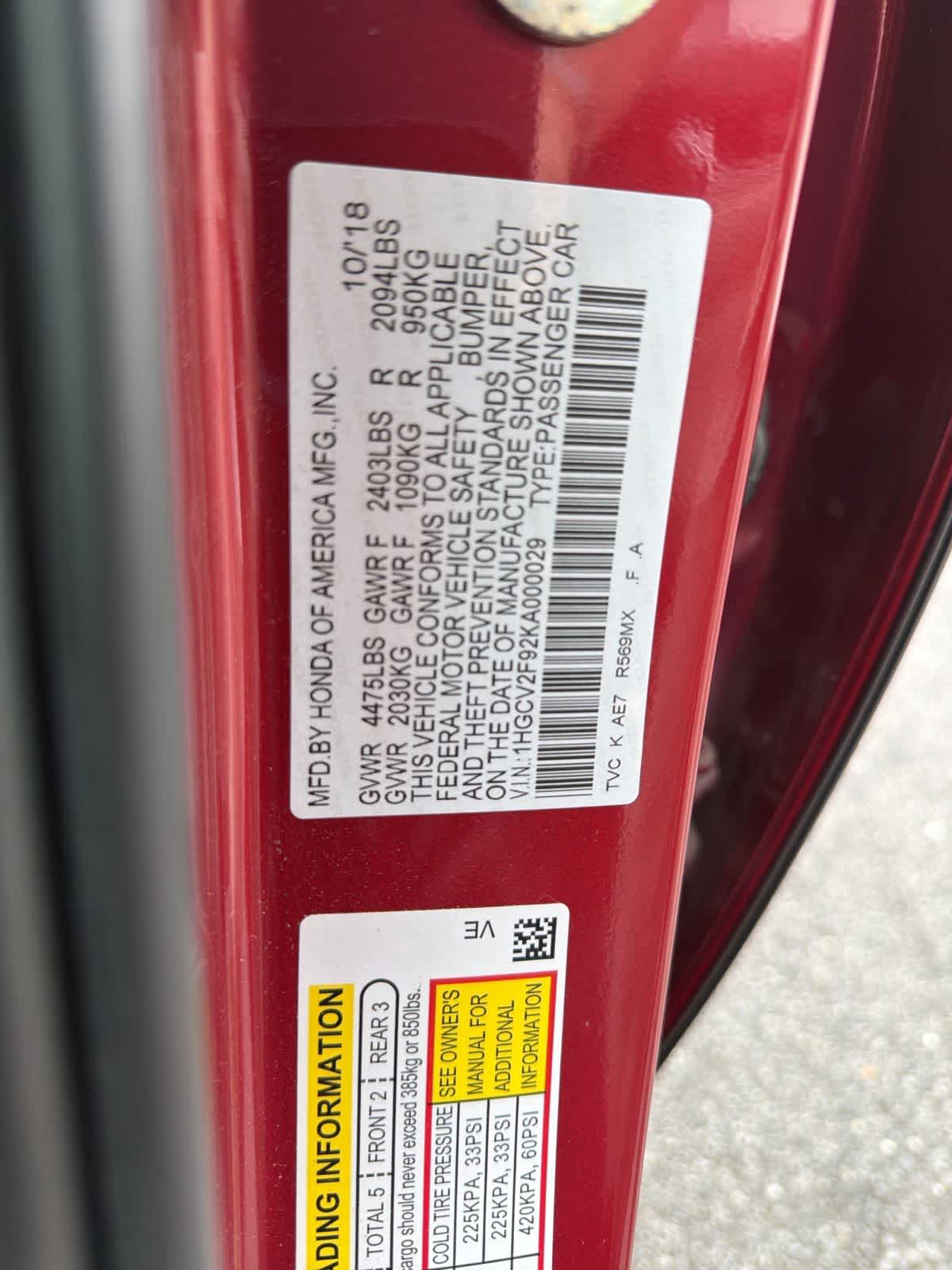 Thumbnail: 2019 Honda Accord - 19